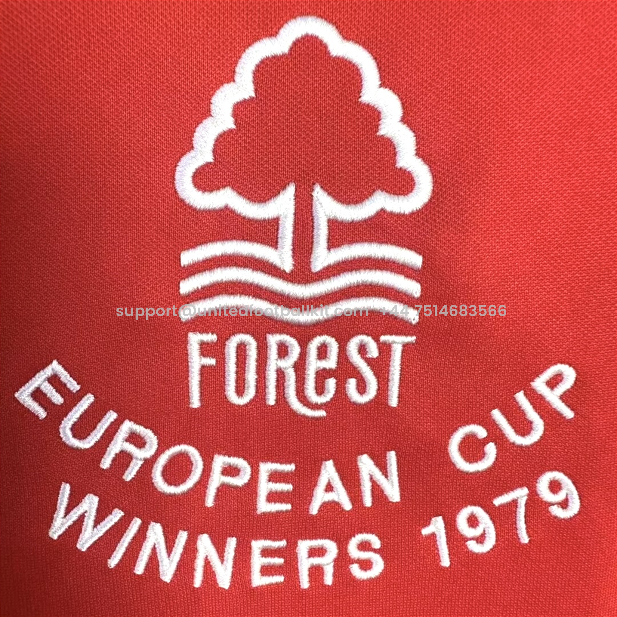 Unitedfootballkit.com | Retro Nottingham Forest 1977-80 Home Jersey -Customize Name, Number and Patch | Worldwide Shipping