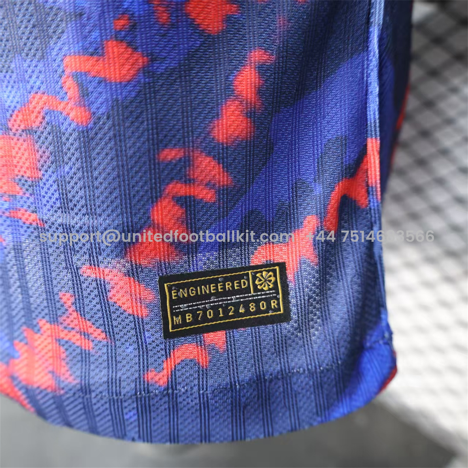 Unitedfootballkit.com | Paris Saint-Germain PSG X JD 25-26 Red Line Blue Special Edition Jersey - Player Version -Customize Name, Number and Patch | Worldwide Shipping