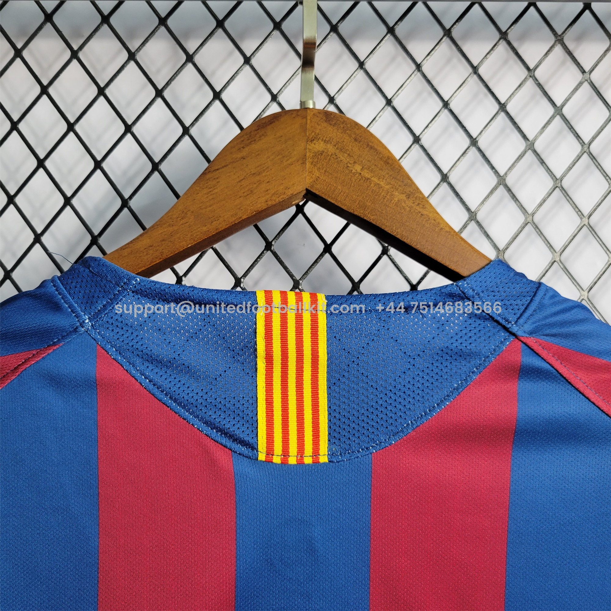 Unitedfootballkit.com | Retro Barcelona 05-06 Home Stadium Jersey - UEFA Champions League Final -Customize Name, Number and Patch | Worldwide Shipping