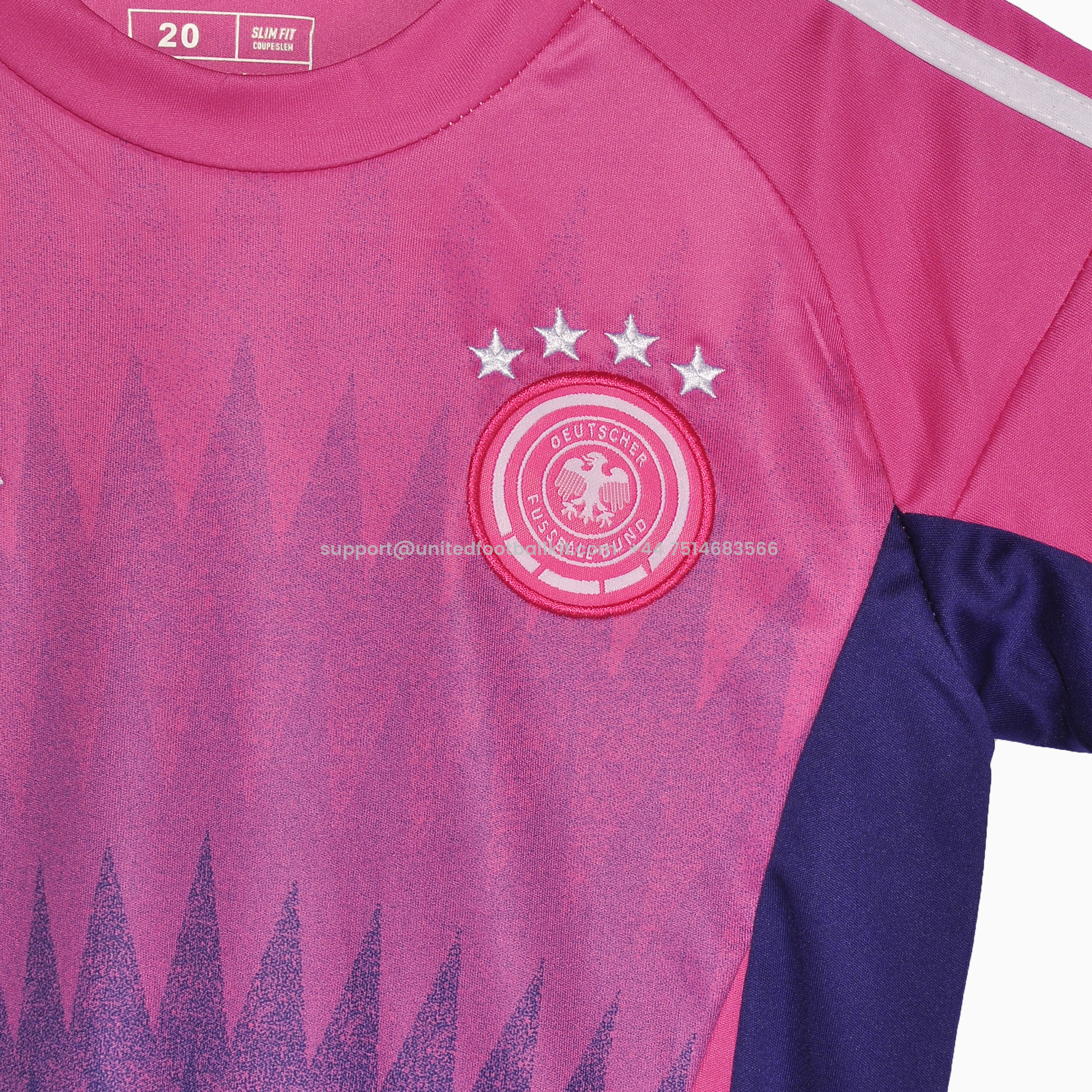 Unitedfootballkit.com | Germany 2024 Away Stadium Kids Kit -Customize Name, Number and Patch | Worldwide Shipping