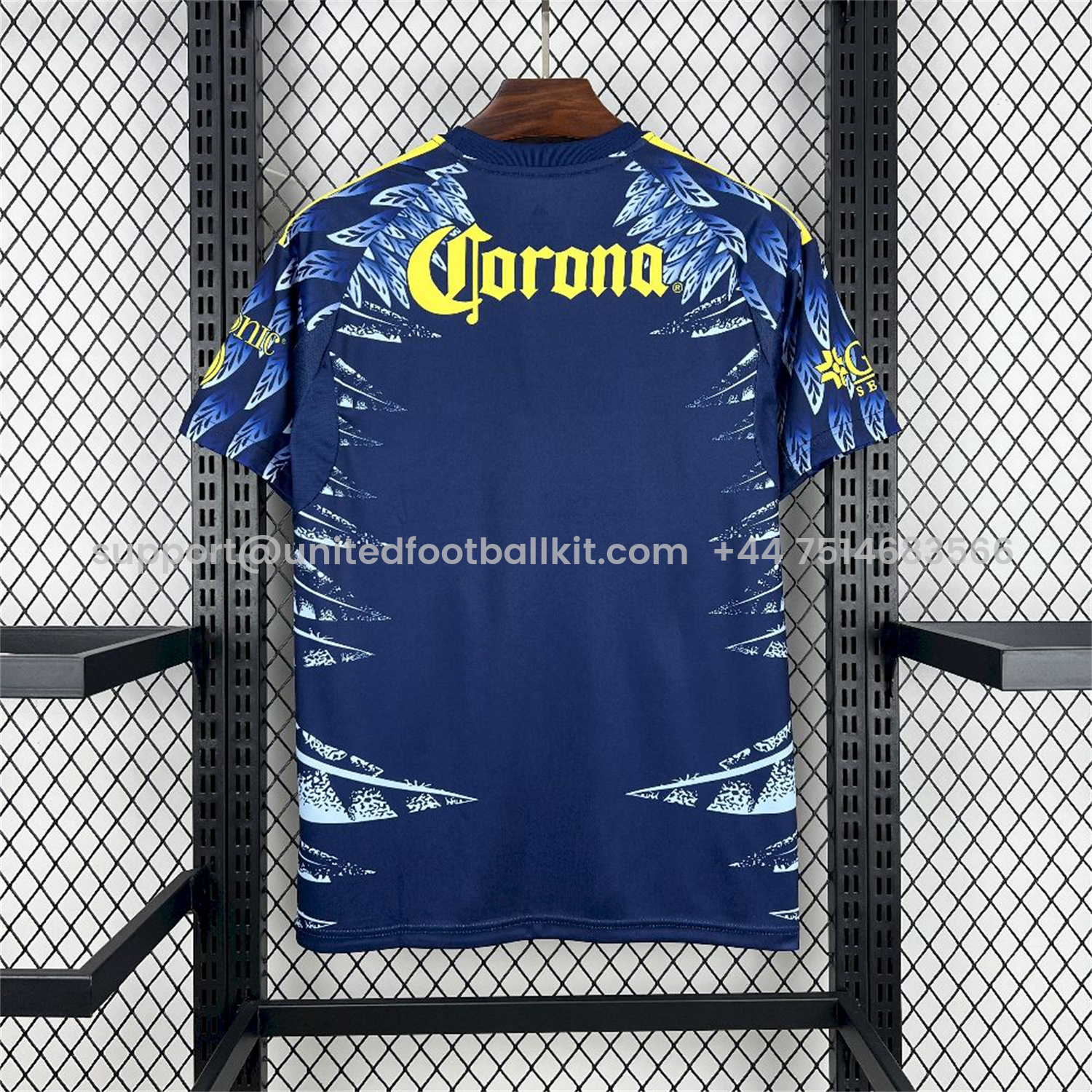 Unitedfootballkit.com | Club América 25-26 Away Jersey - Fans Version -Customize Name, Number and Patch | Worldwide Shipping