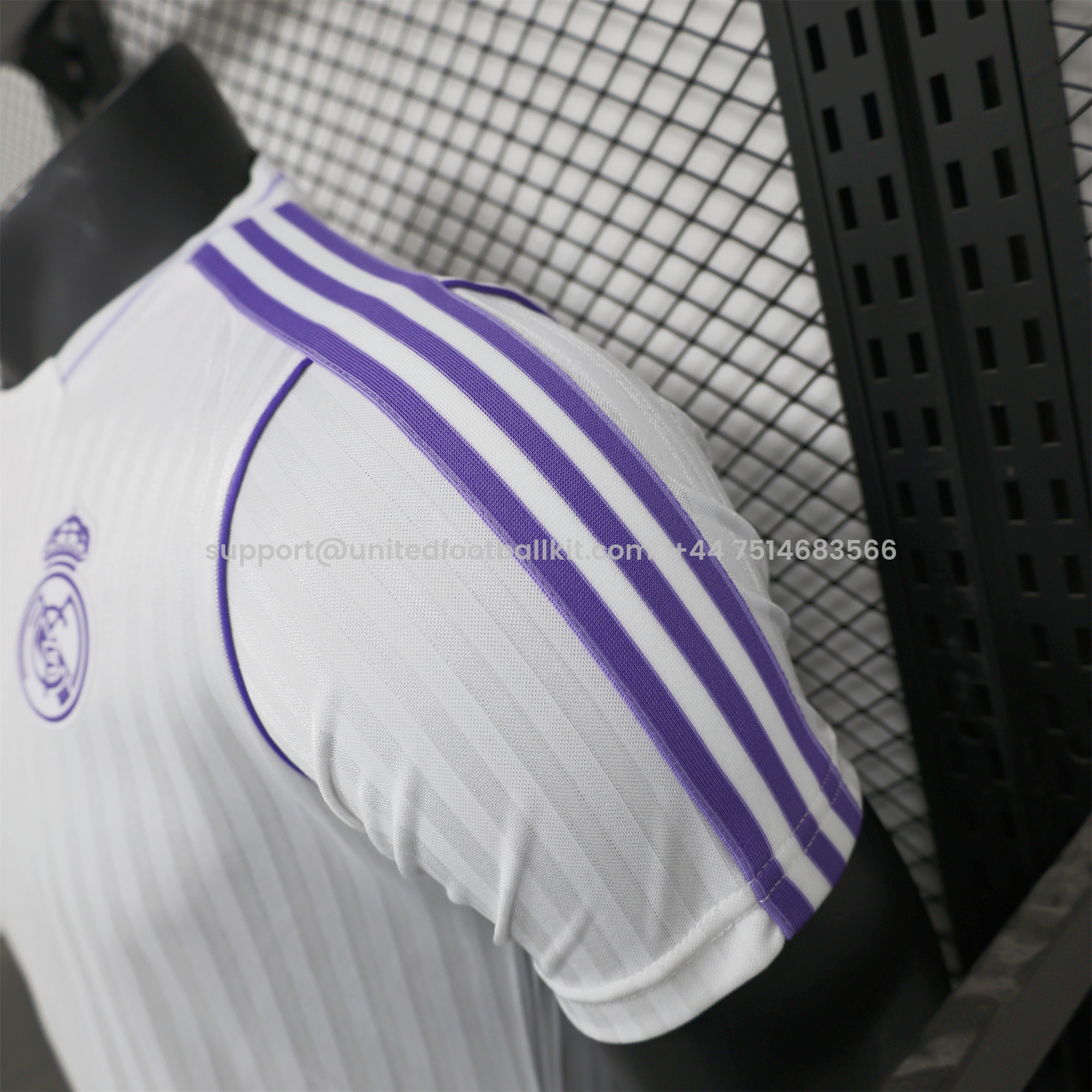 Unitedfootballkit.com | Real Madrid 2025 White Icon Retro Jersey - Player Version -Customize Name, Number and Patch | Worldwide Shipping