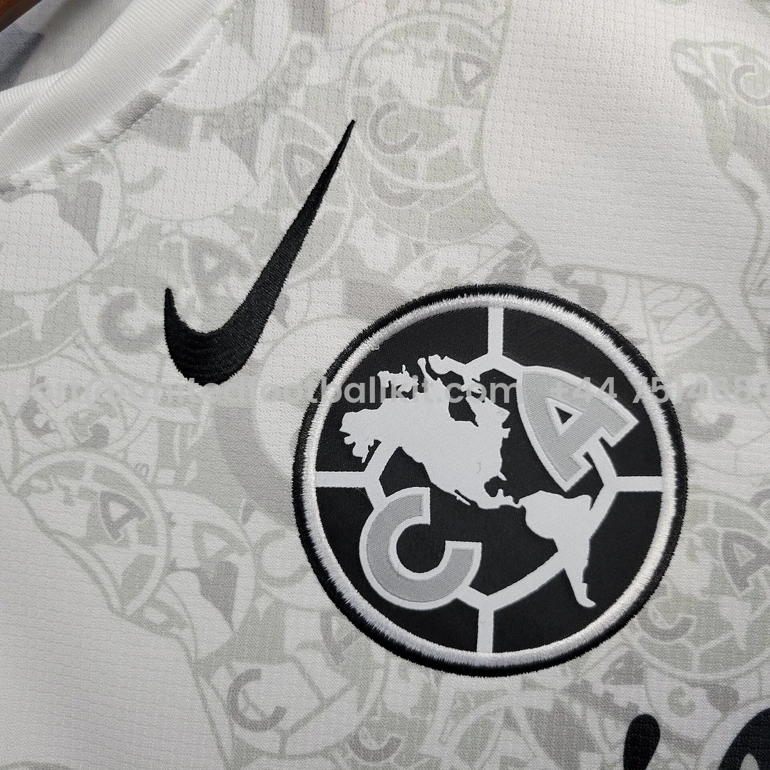 Unitedfootballkit.com | Club América 24-25 White Goalkeeper Jersey - Fans Version -Customize Name, Number and Patch | Worldwide Shipping