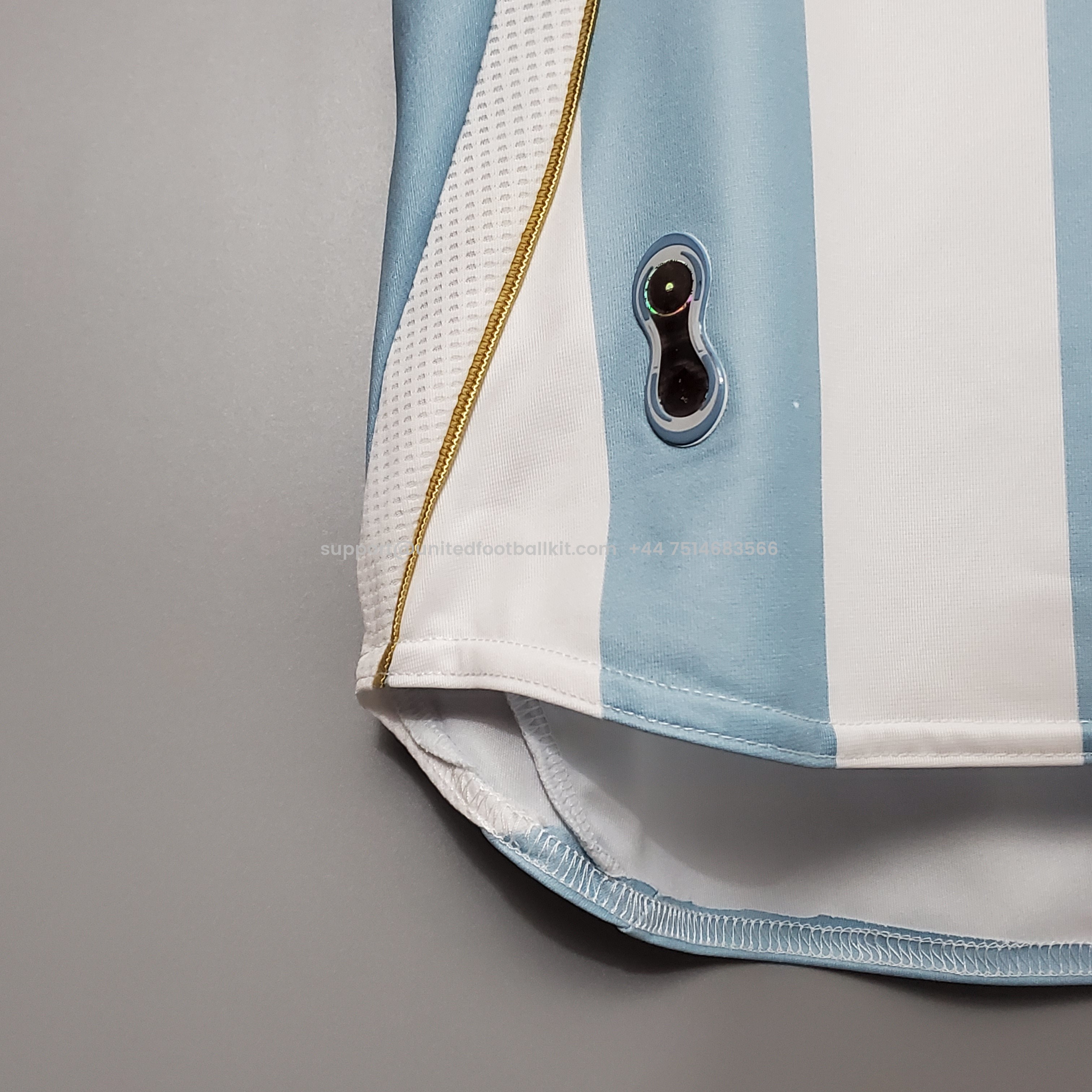 Unitedfootballkit.com | Retro Argentina 2006 Home Stadium Jersey -Customize Name, Number and Patch | Worldwide Shipping