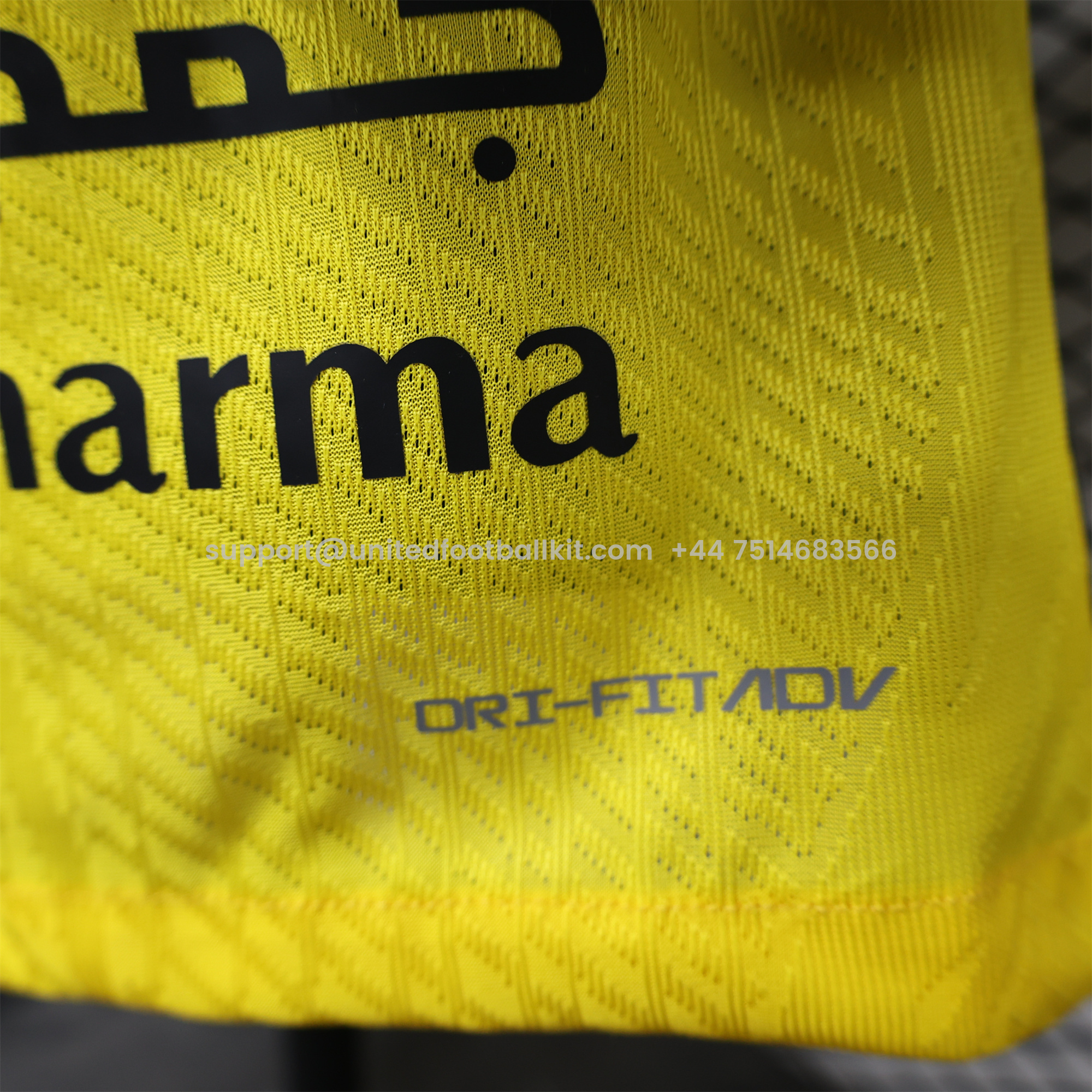 Unitedfootballkit.com | Al Ittihad Jeddah United 24-25 Home Jersey with New Sponsers - Player Version -Customize Name, Number and Patch | Worldwide Shipping