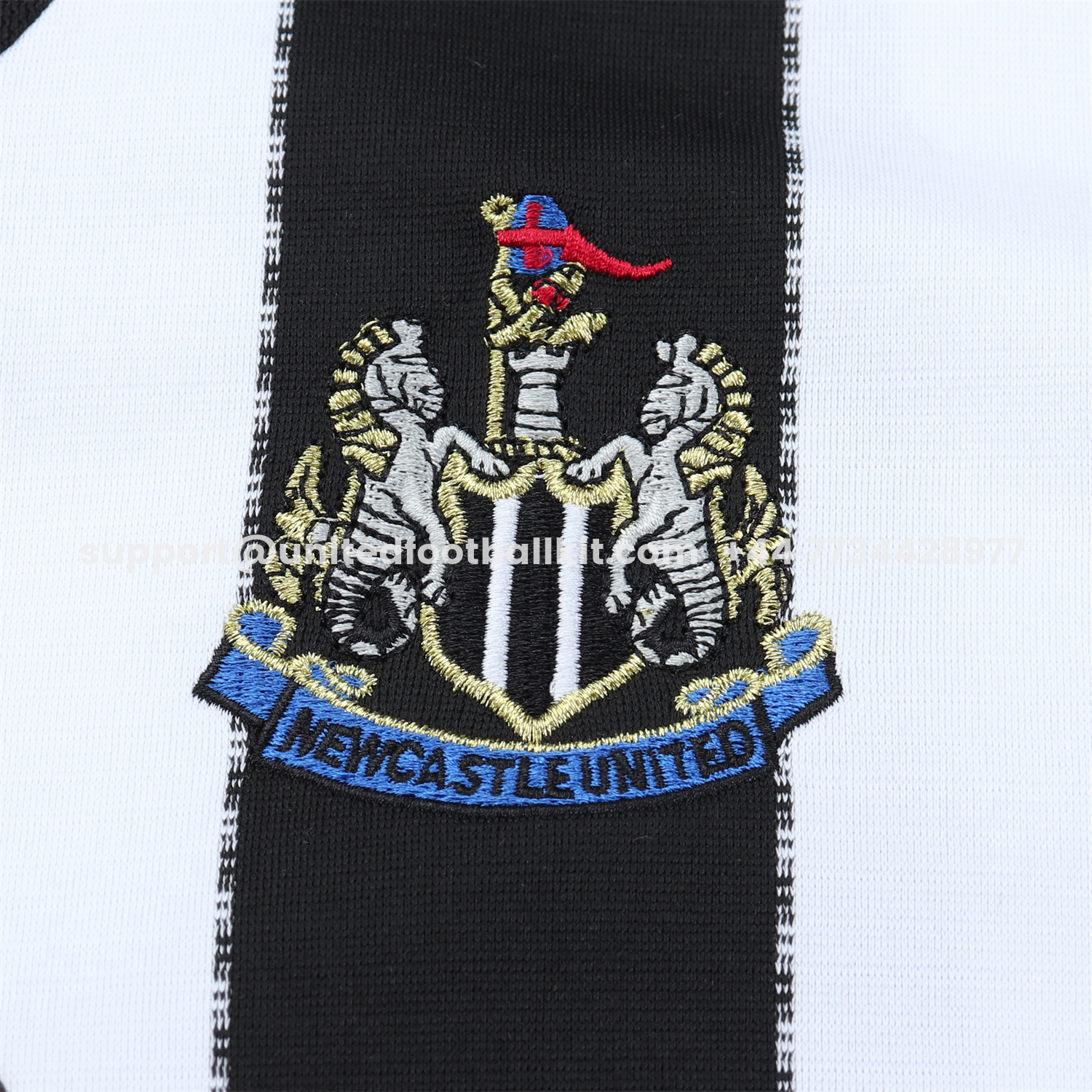 Unitedfootballkit.com | Retro Newcastle United 1999-00 Home Kids Kit -Customize Name, Number and Patch | Worldwide Shipping