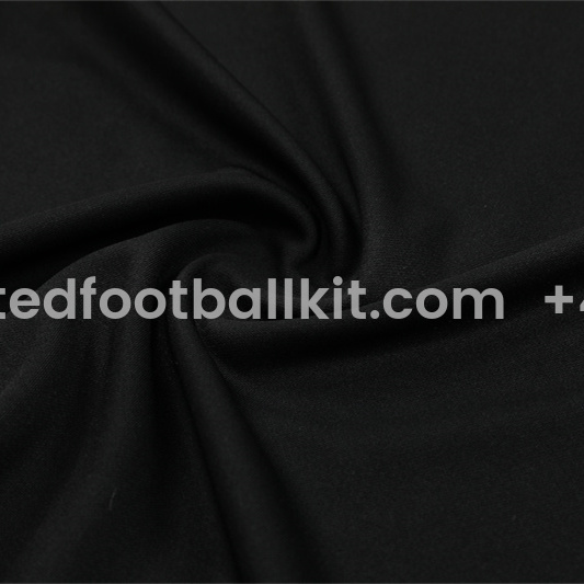 Unitedfootballkit.com | Al Nassr Riyadh Victory 24-25 Long Sleeve Training Set - Black -Customize Name, Number and Patch | Worldwide Shipping