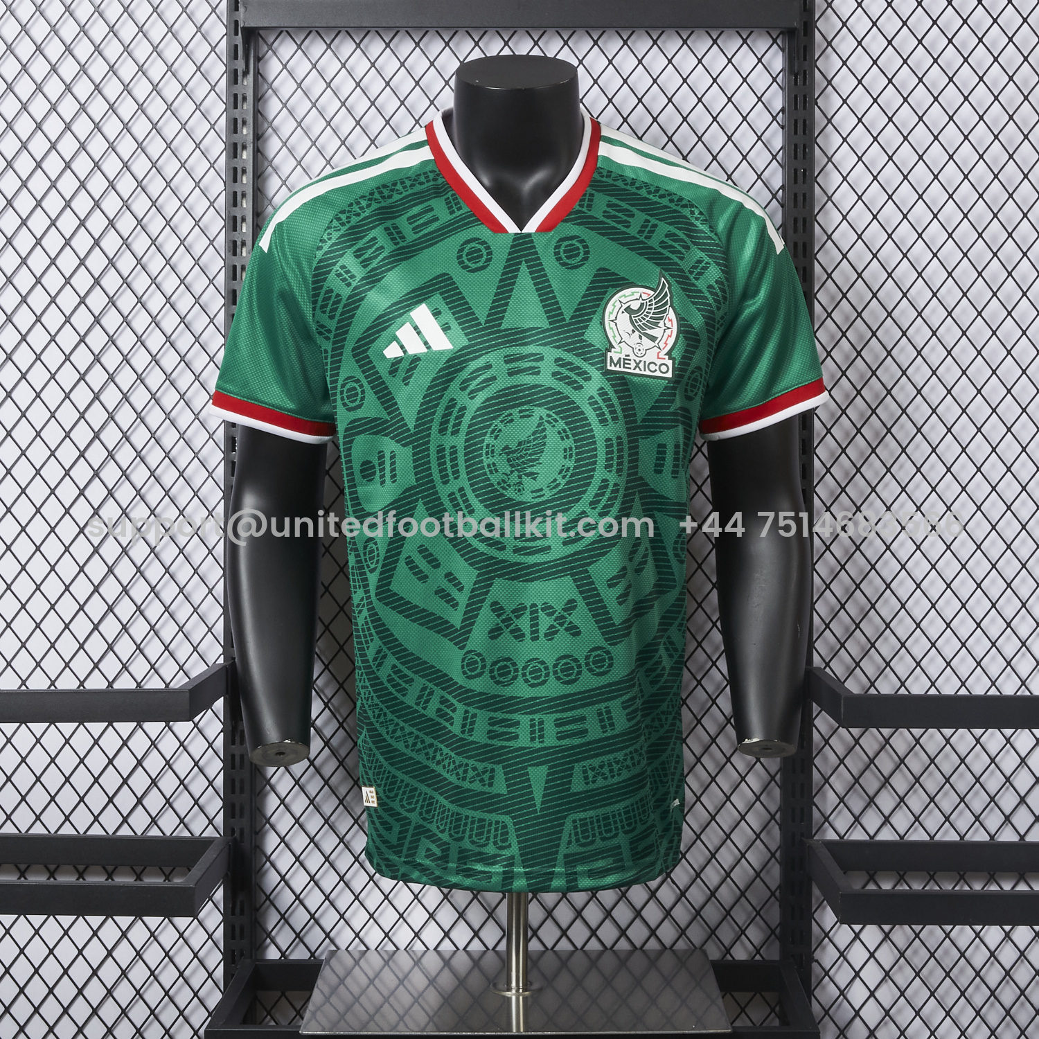 Unitedfootballkit.com | Mexico 2026 Home Jersey - Player Version -Customize Name, Number and Patch | Worldwide Shipping