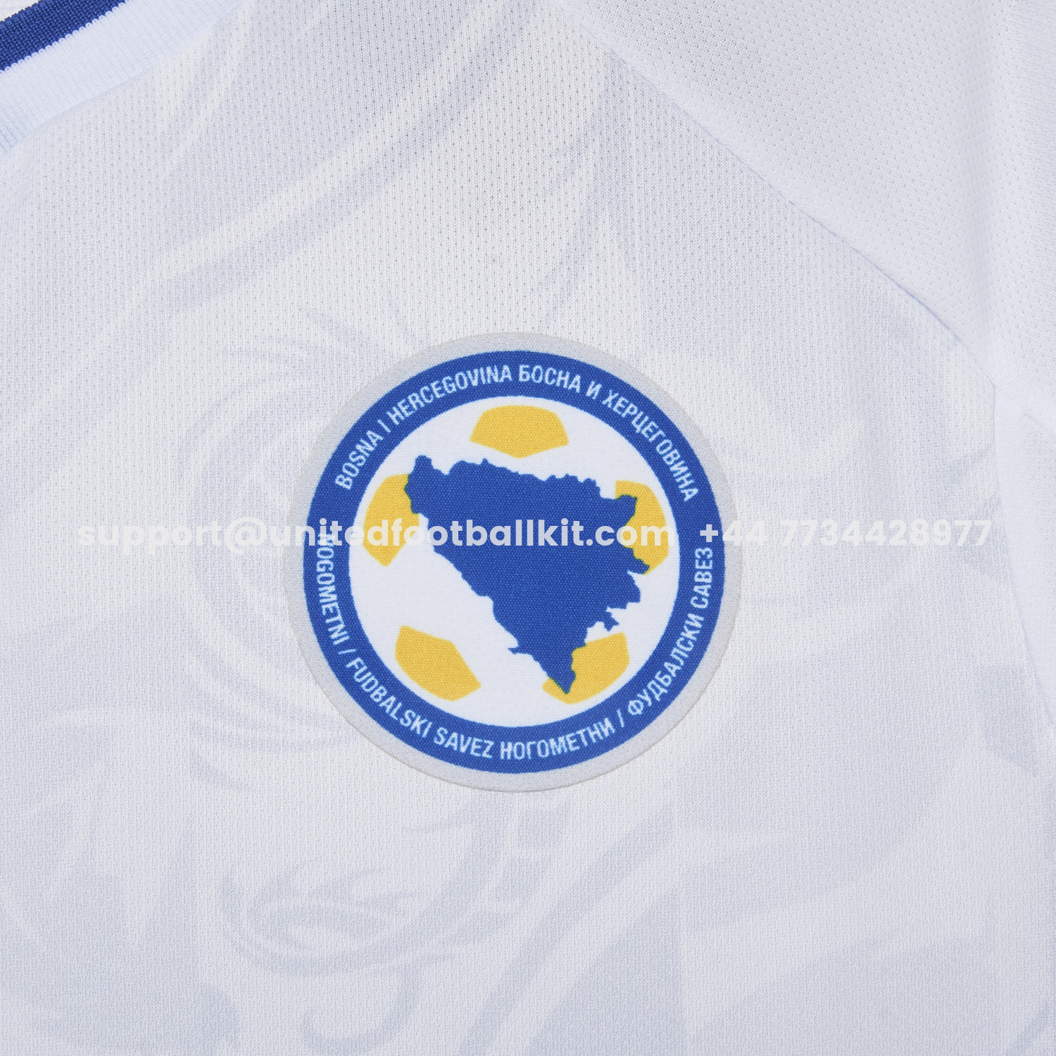 Unitedfootballkit.com | Bosnia and Herzegovina 2025 Away Jersey - Fans Version -Customize Name, Number and Patch | Worldwide Shipping