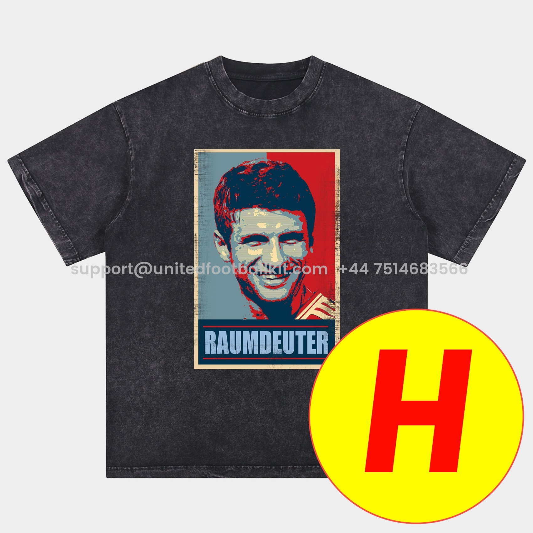 Unitedfootballkit.com | Bayern Munich 125th Legendary Players Oversized Washed T-Shirt -Customize Name, Number and Patch | Worldwide Shipping