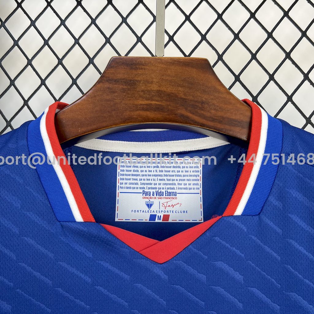 Unitedfootballkit.com | Fortaleza 25-26 Home Jersey - Fans Version -Customize Name, Number and Patch | Worldwide Shipping