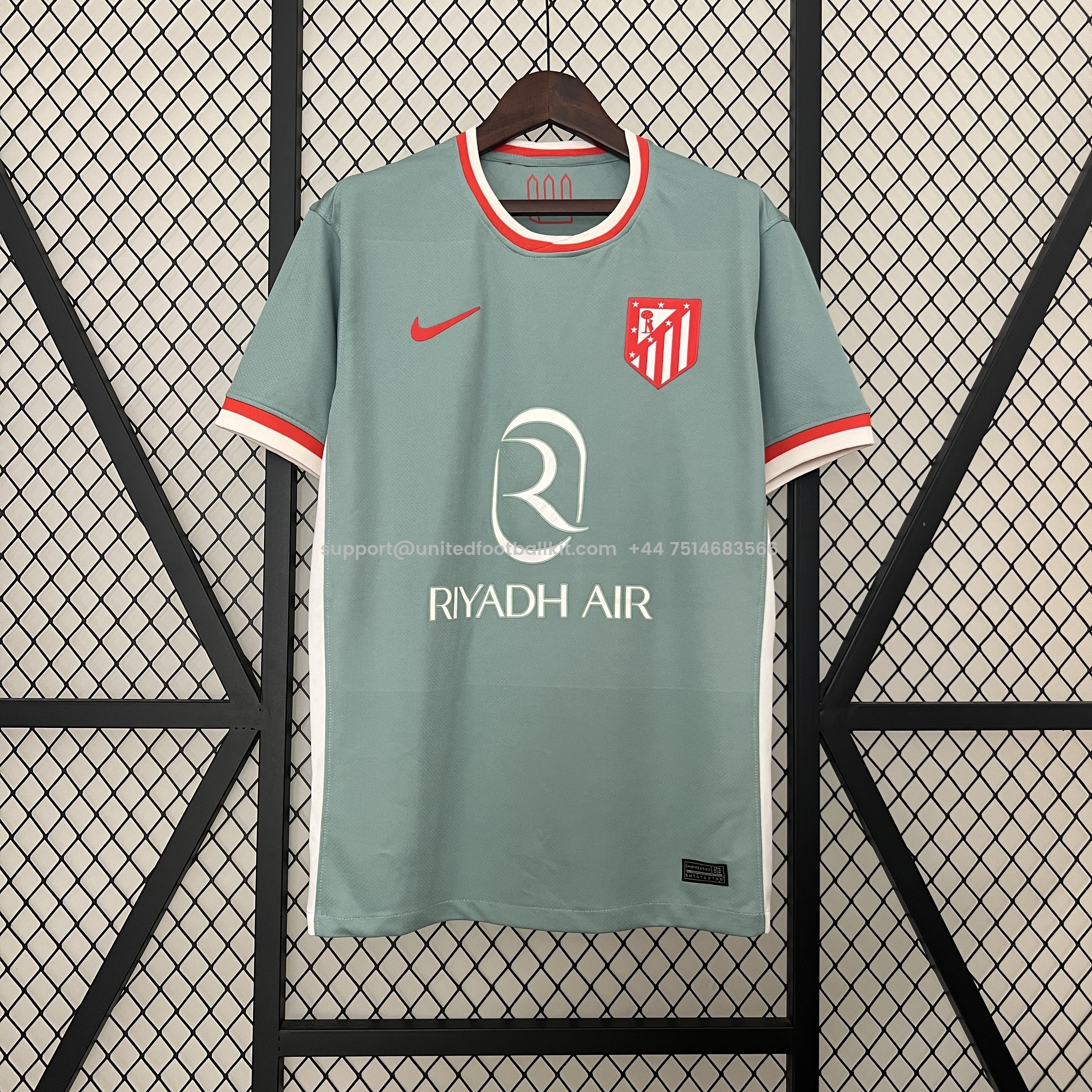 Unitedfootballkit.com | Atletico Madrid 24-25 Away Jersey - Fans Version -Customize Name, Number and Patch | Worldwide Shipping