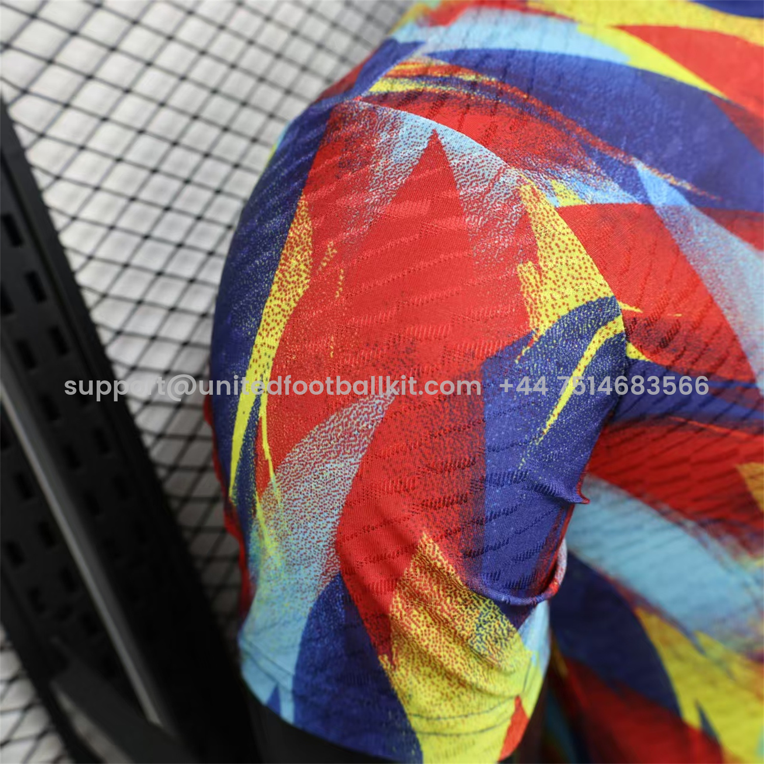 Unitedfootballkit.com | Arsenal 25-26 Colorful Flame Graffiti Pre-match Training Jersey - Player Version -Customize Name, Number and Patch | Worldwide Shipping