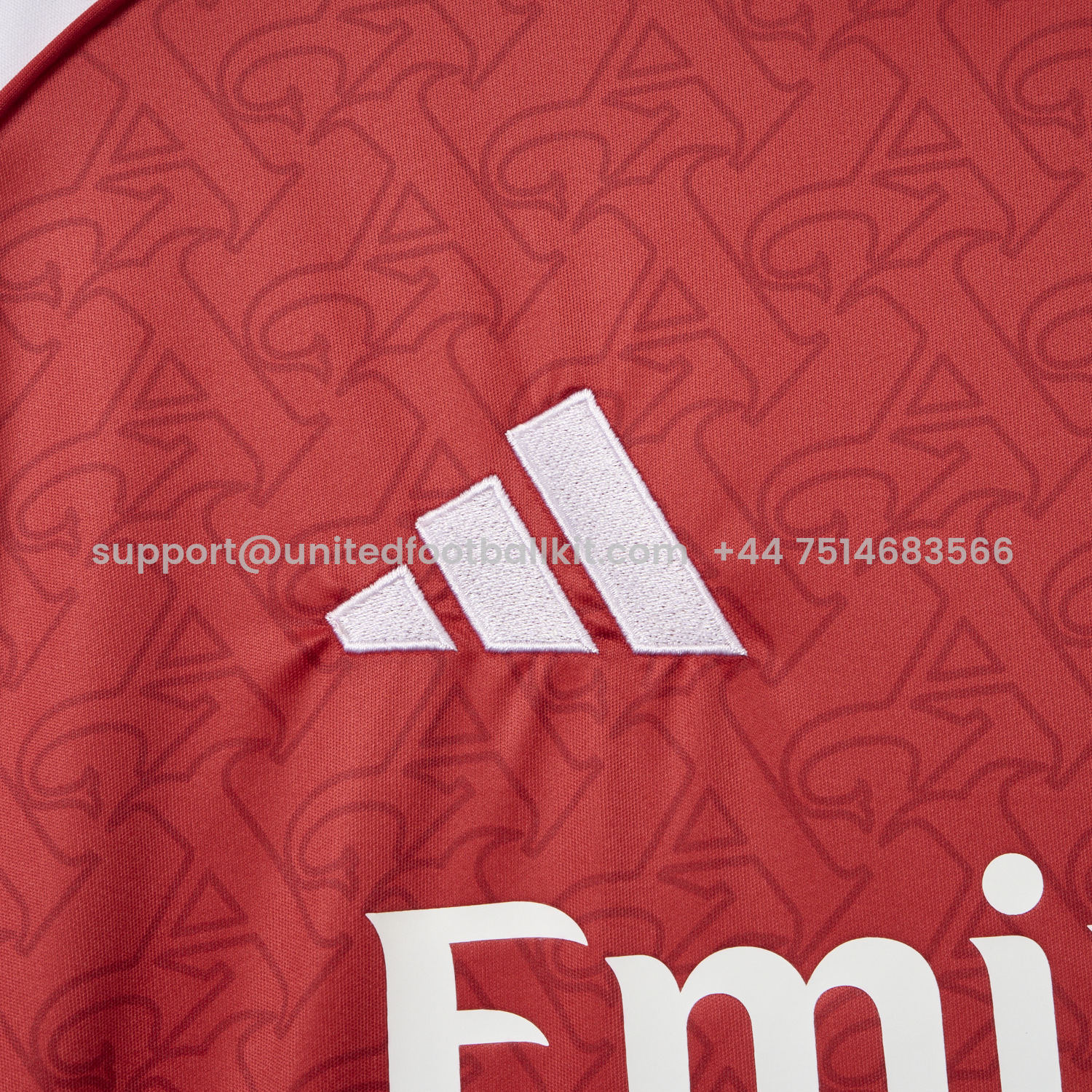 Unitedfootballkit.com | Arsenal 25-26 Home Jersey - Fans Version -Customize Name, Number and Patch | Worldwide Shipping