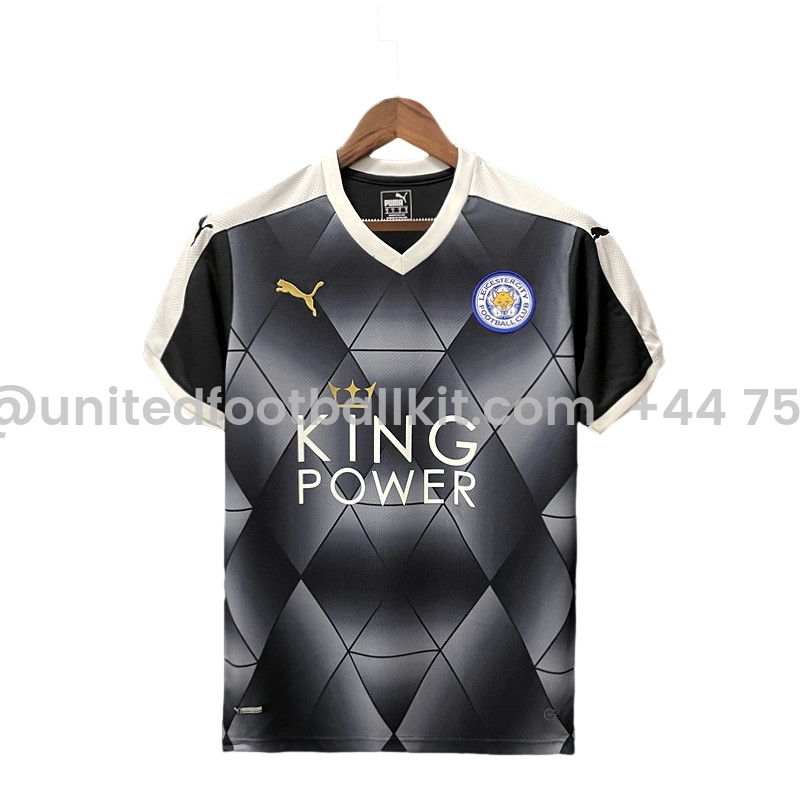 Unitedfootballkit.com | Retro Leicester City 2015-16 Away Jersey -Customize Name, Number and Patch | Worldwide Shipping