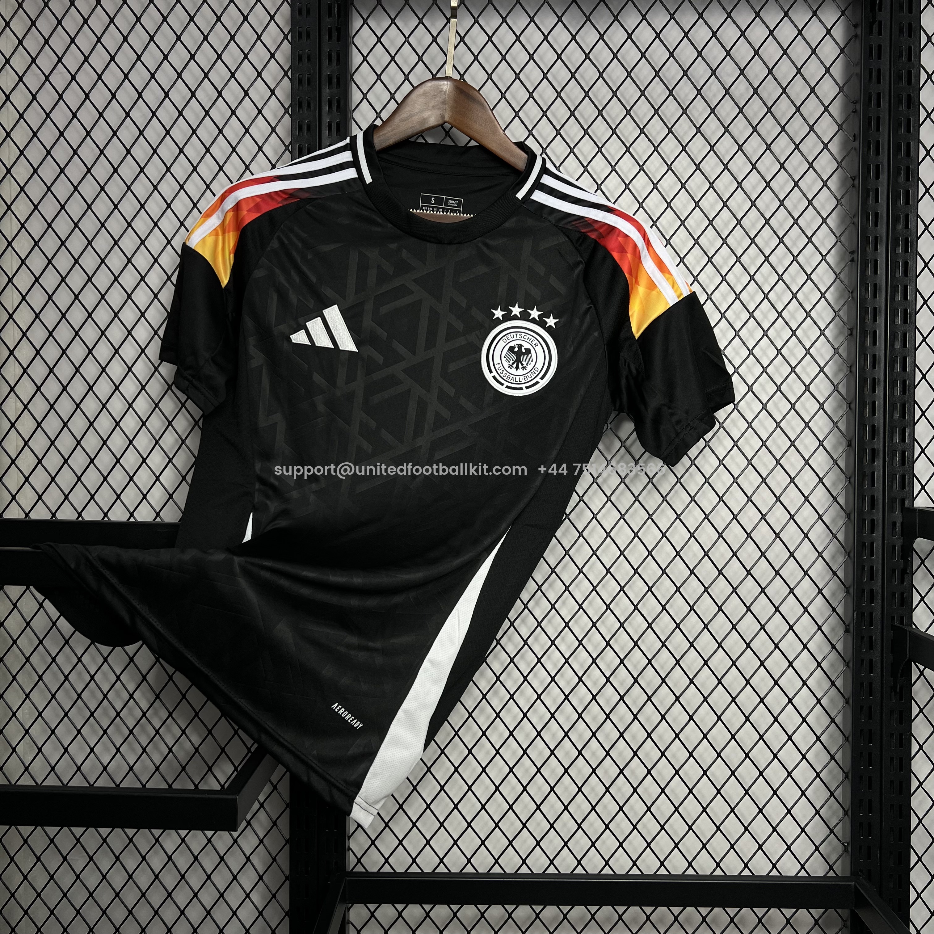 Unitedfootballkit.com | Germany 2024 Euro Pre-Match Training Jersey - Fans Version -Customize Name, Number and Patch | Worldwide Shipping
