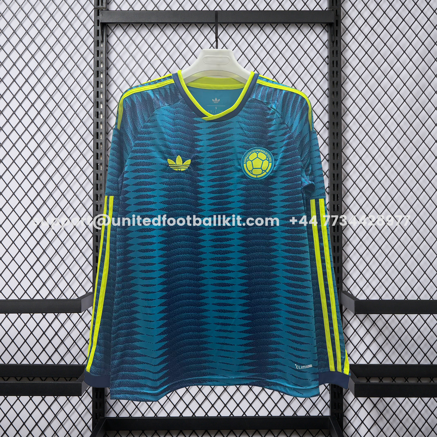 Unitedfootballkit.com | Colombia 2026 Away Long Sleeves Jersey - Fans Version -Customize Name, Number and Patch | Worldwide Shipping