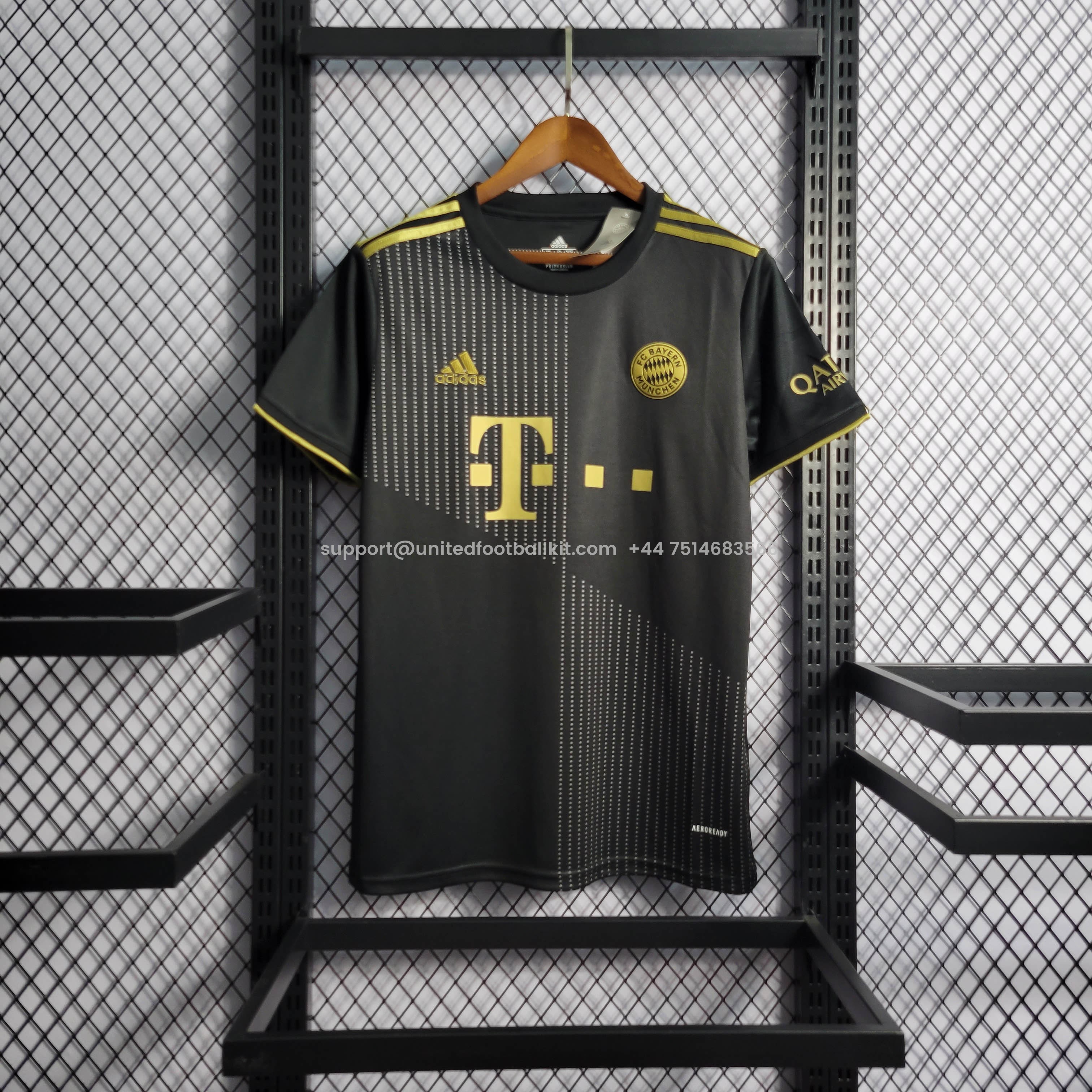 Unitedfootballkit.com | Retro Bayern Munich 21-22 Away Stadium Jersey -Customize Name, Number and Patch | Worldwide Shipping