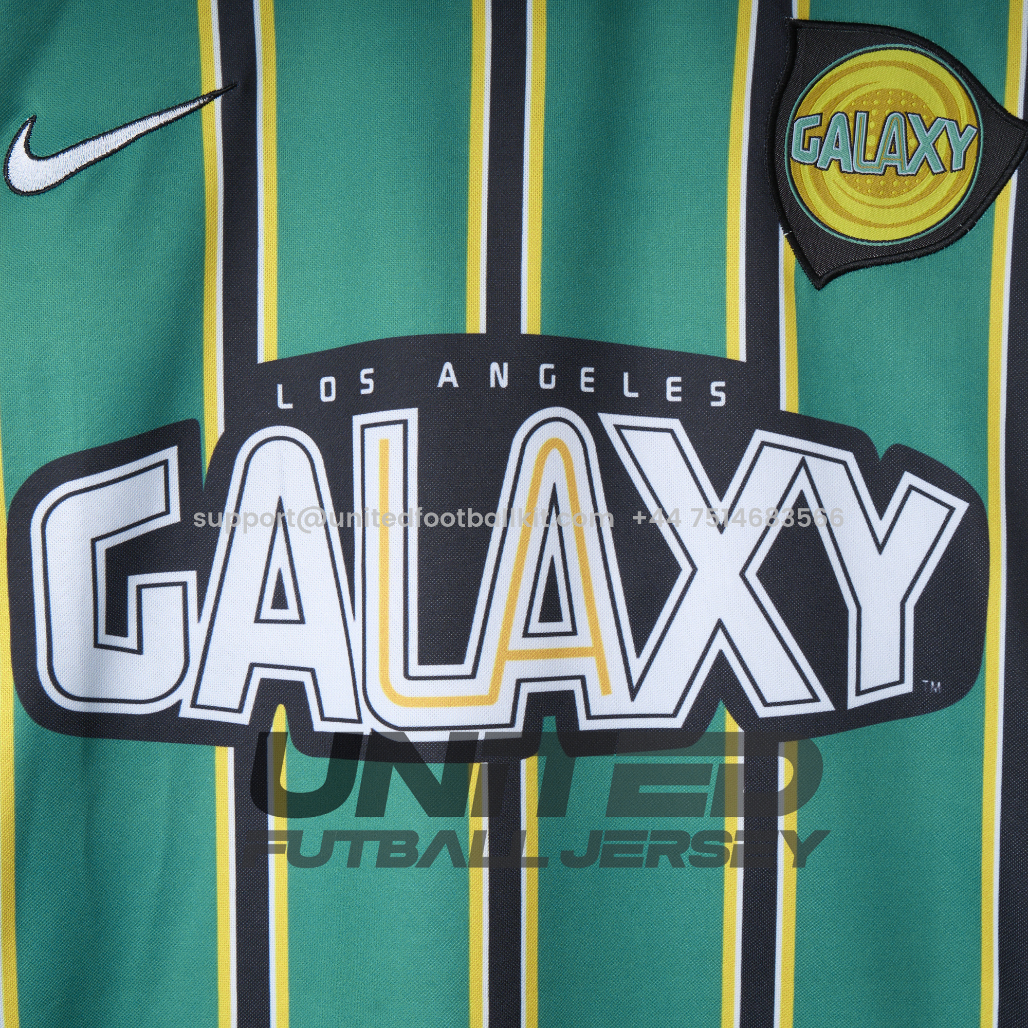 Unitedfootballkit.com | Retro La Galaxy 1999 Home Jersey -Customize Name, Number and Patch | Worldwide Shipping