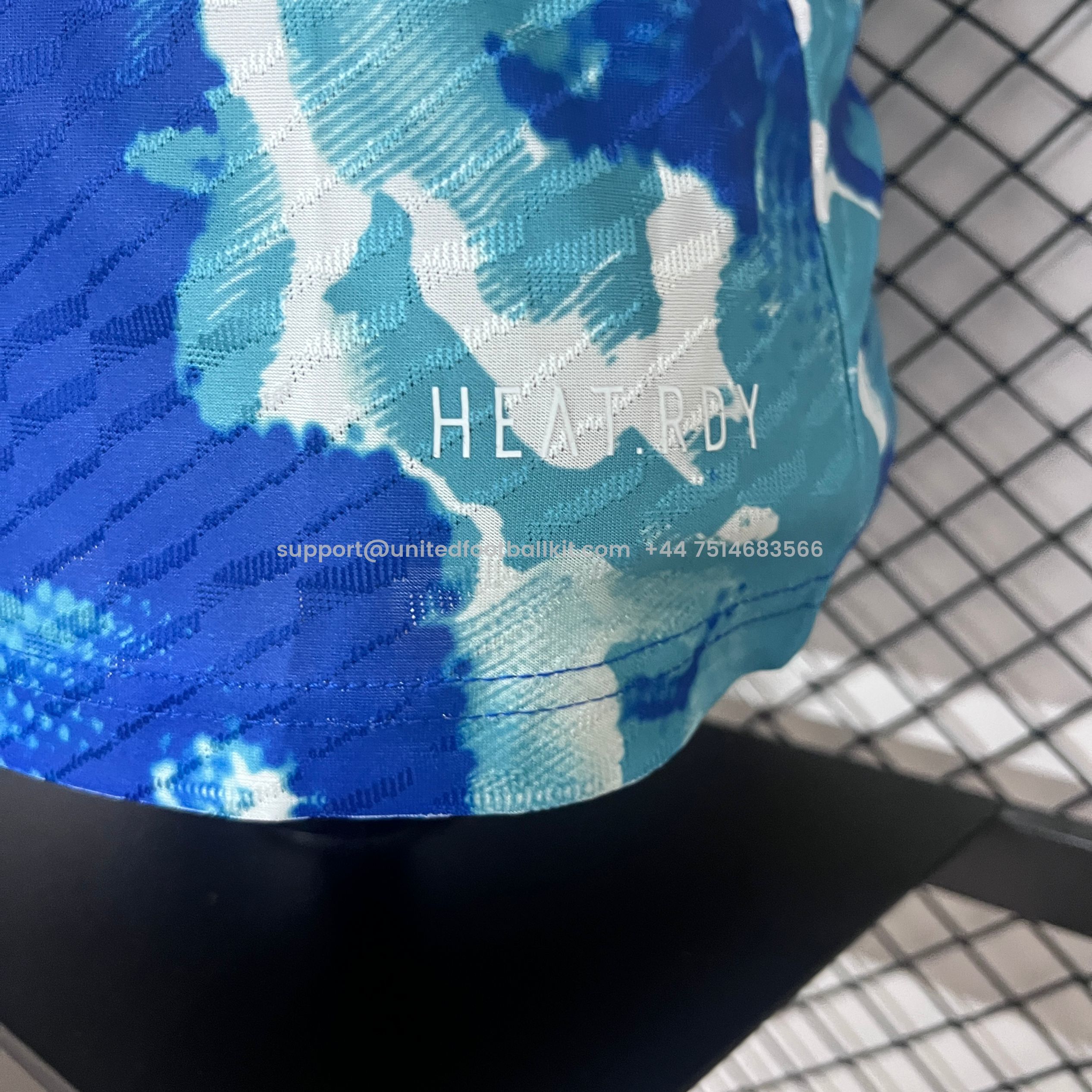 Unitedfootballkit.com | Real Madrid 24-25 Blue Watercolor Special Edition Jersey - Player Version -Customize Name, Number and Patch | Worldwide Shipping