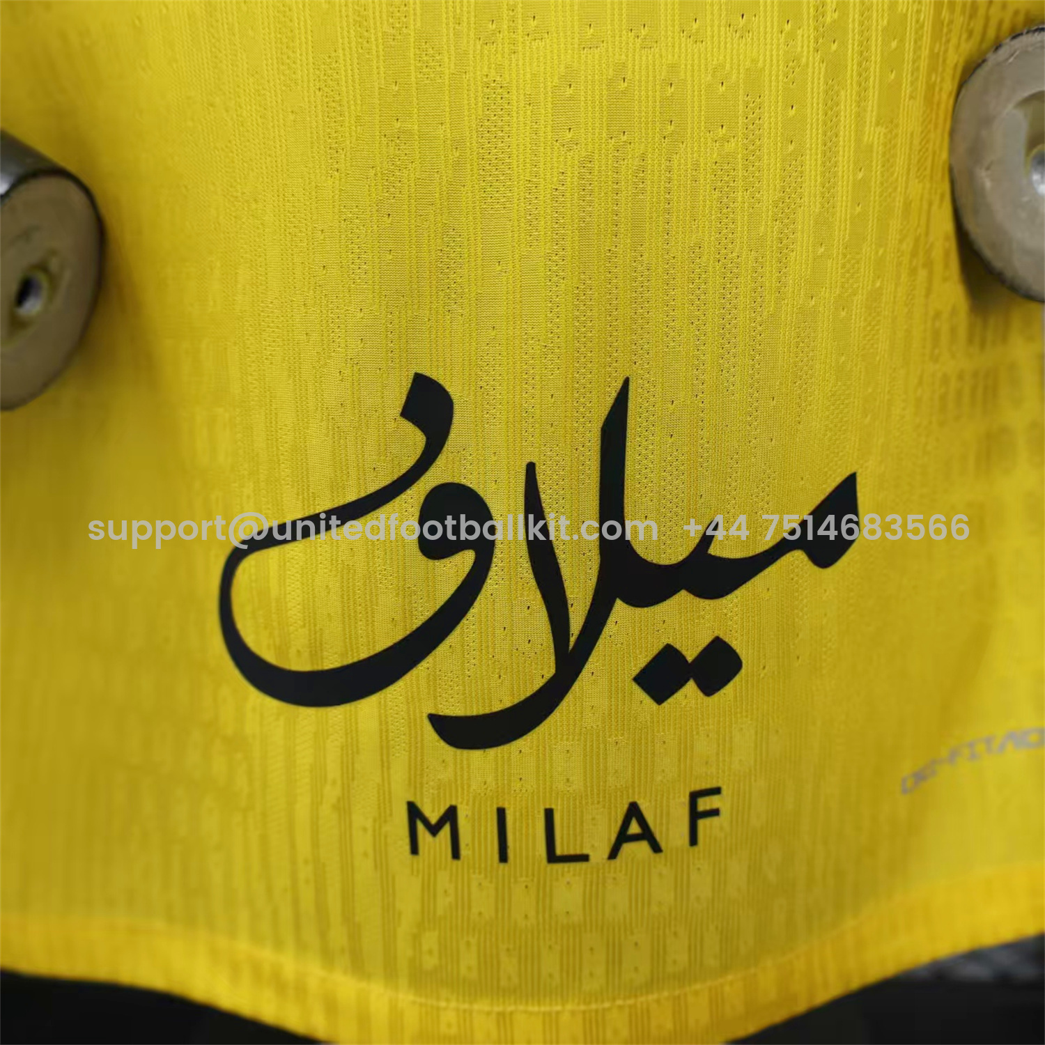 Unitedfootballkit.com | Al Ittihad Jeddah United 25-26 Home Jersey - Player Version -Customize Name, Number and Patch | Worldwide Shipping