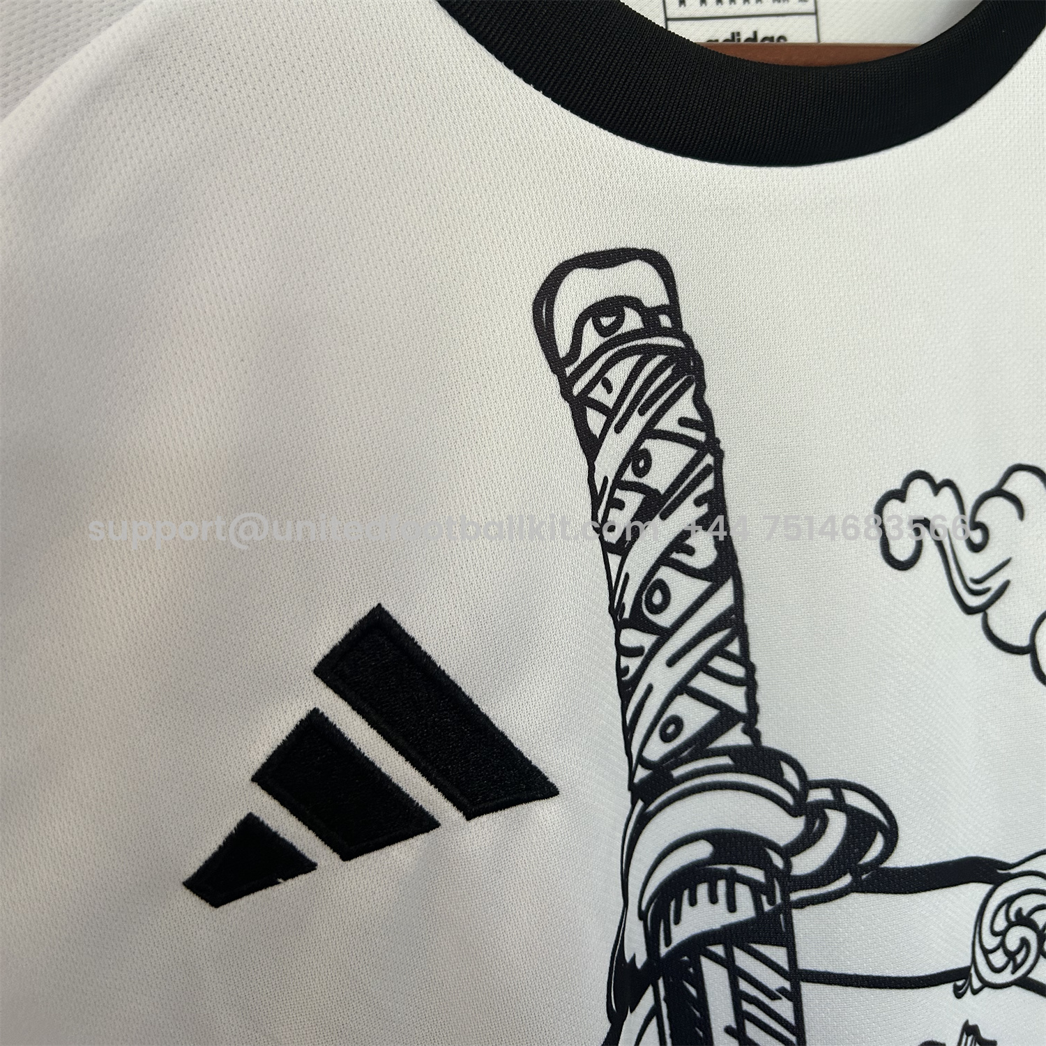 Unitedfootballkit.com | Japan 25-26 Betta Fish And Samurai Sword White Special Jersey - Fans Version -Customize Name, Number and Patch | Worldwide Shipping