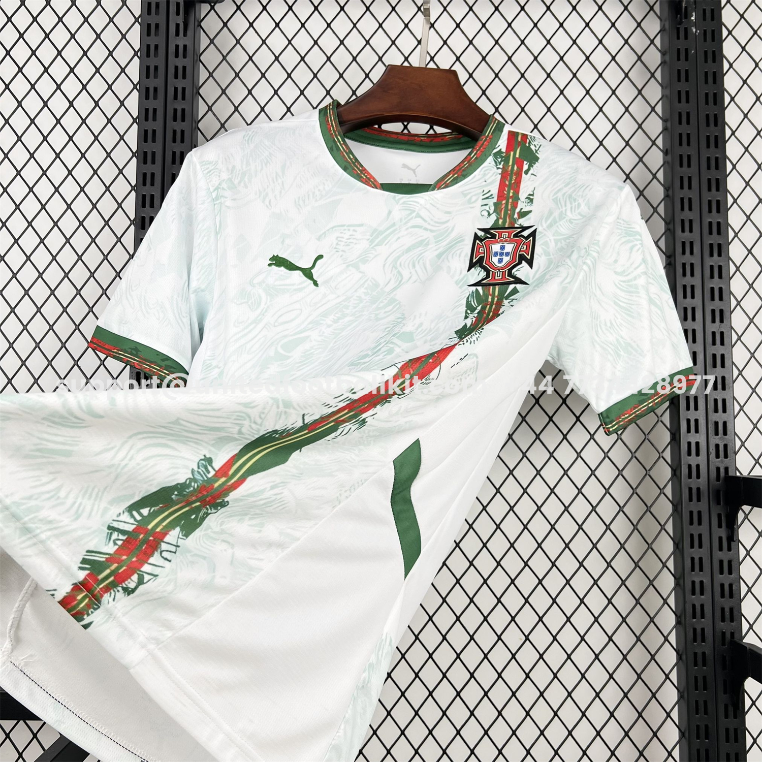 Unitedfootballkit.com | Portugal 2026 Pale Mint Green With Moss Green Special Jersey - Fans Version -Customize Name, Number and Patch | Worldwide Shipping