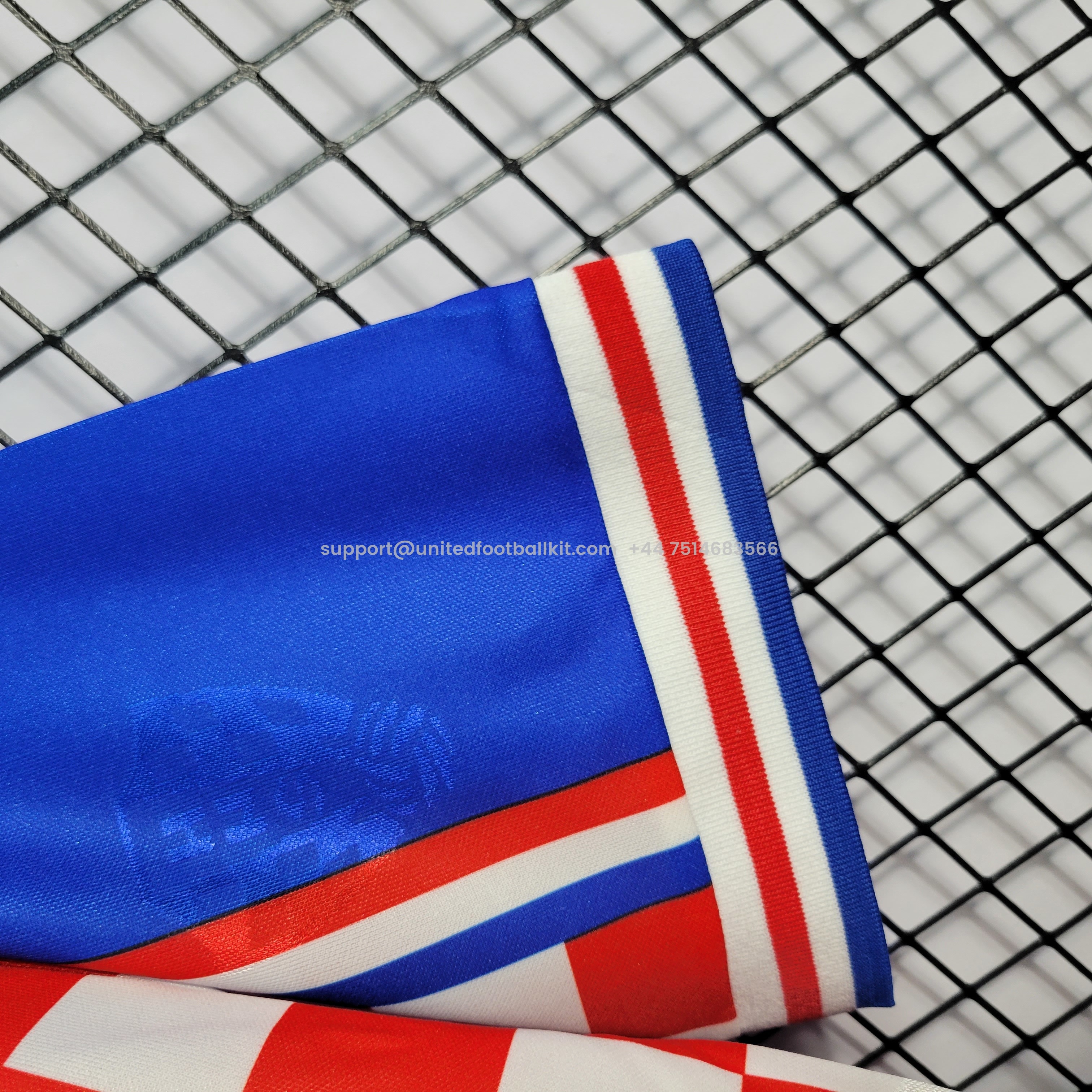 Unitedfootballkit.com | Retro Croatia 1998 Away Stadium Jersey -Customize Name, Number and Patch | Worldwide Shipping