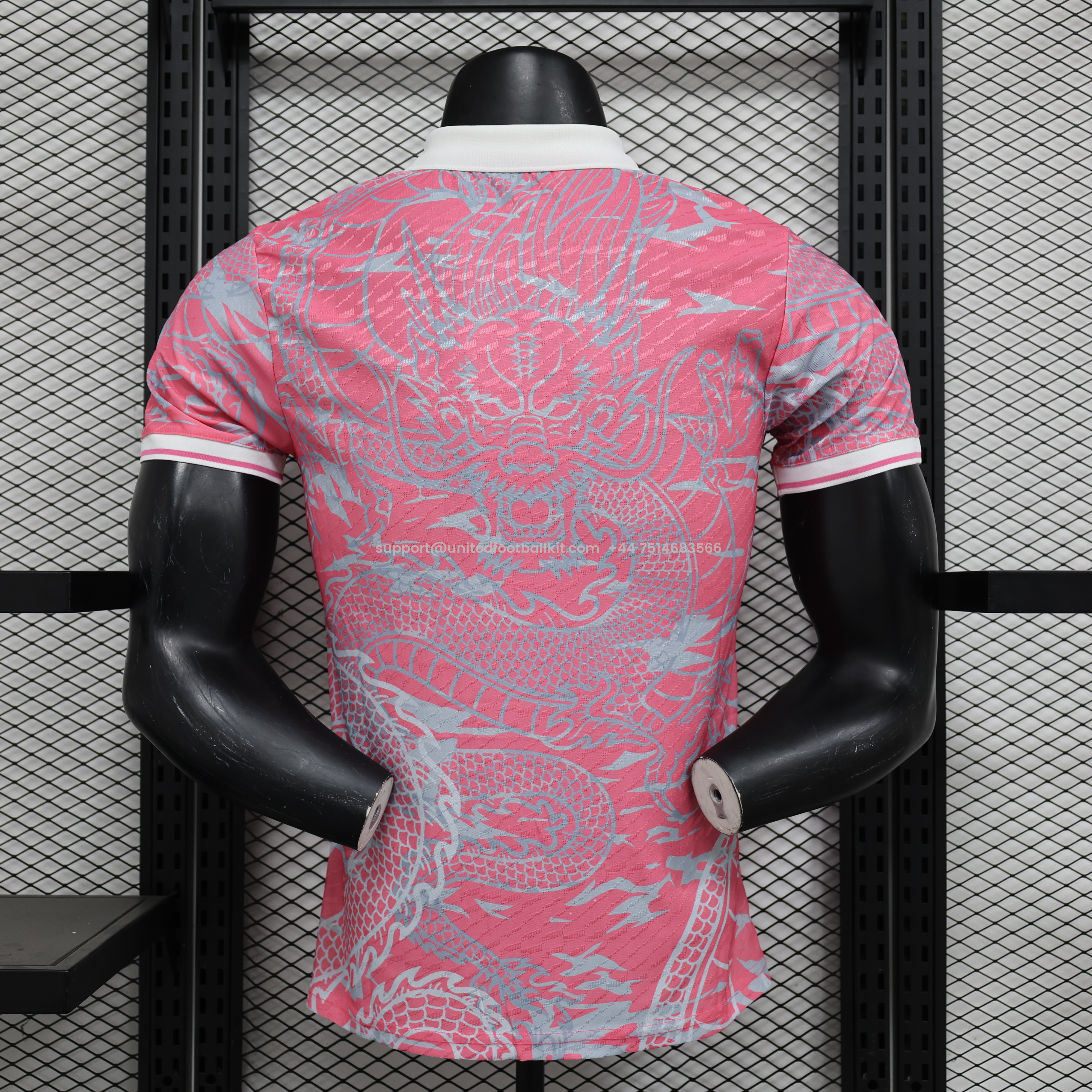 Unitedfootballkit.com | Real Madrid 24-25 Pink Loong Special Edition Jersey - Player Version -Customize Name, Number and Patch | Worldwide Shipping