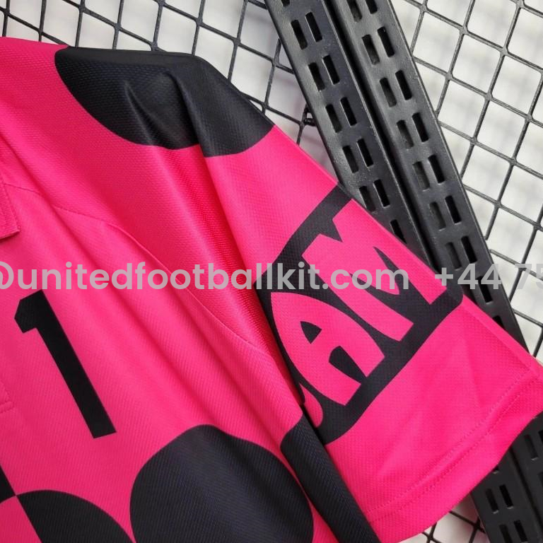 Unitedfootballkit.com | Retro Mexico 1998 World Cup Goalkeeper Pink Black Jersey -Customize Name, Number and Patch | Worldwide Shipping