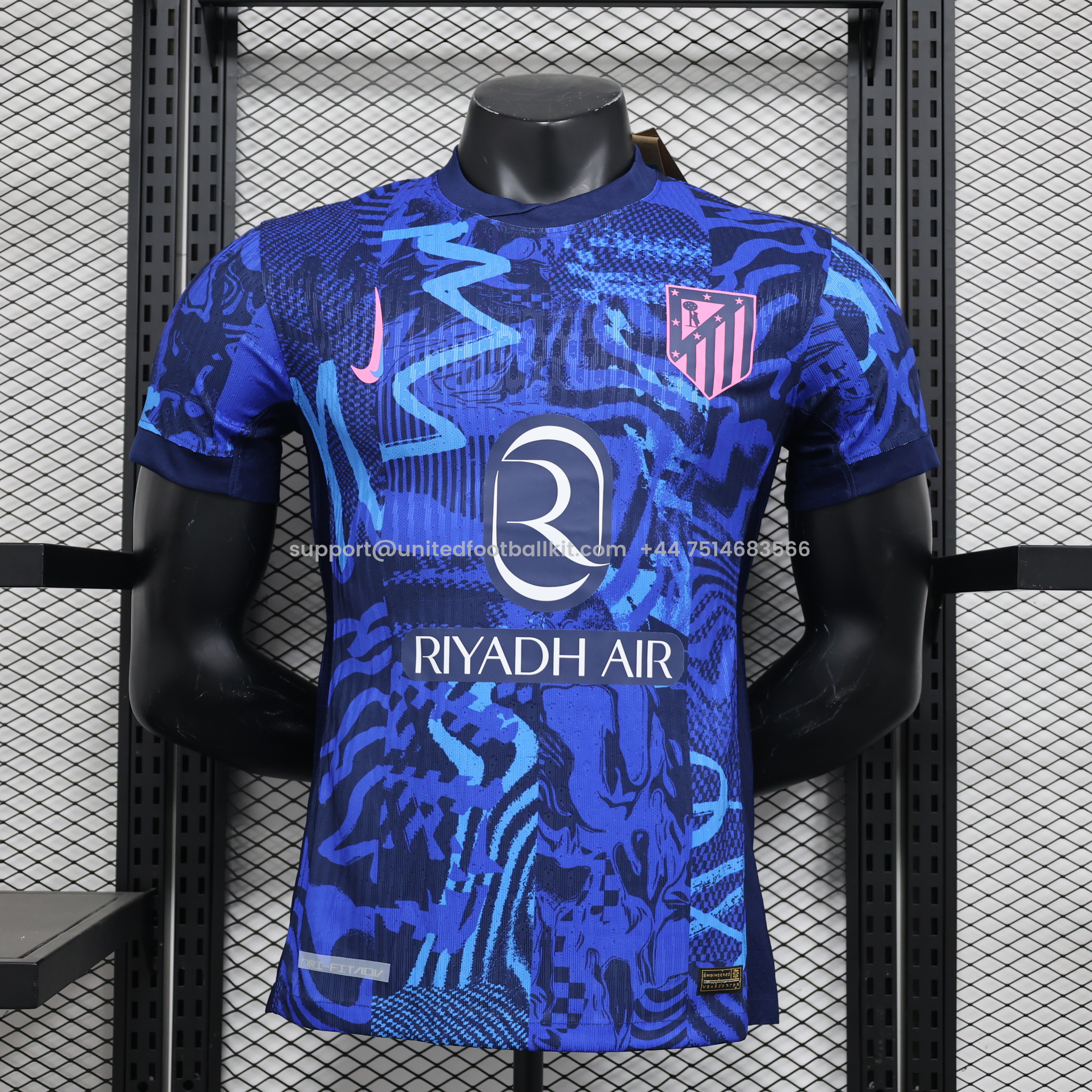 Unitedfootballkit.com | Atletico Madrid 24-25 Third Jersey - Player Version -Customize Name, Number and Patch | Worldwide Shipping