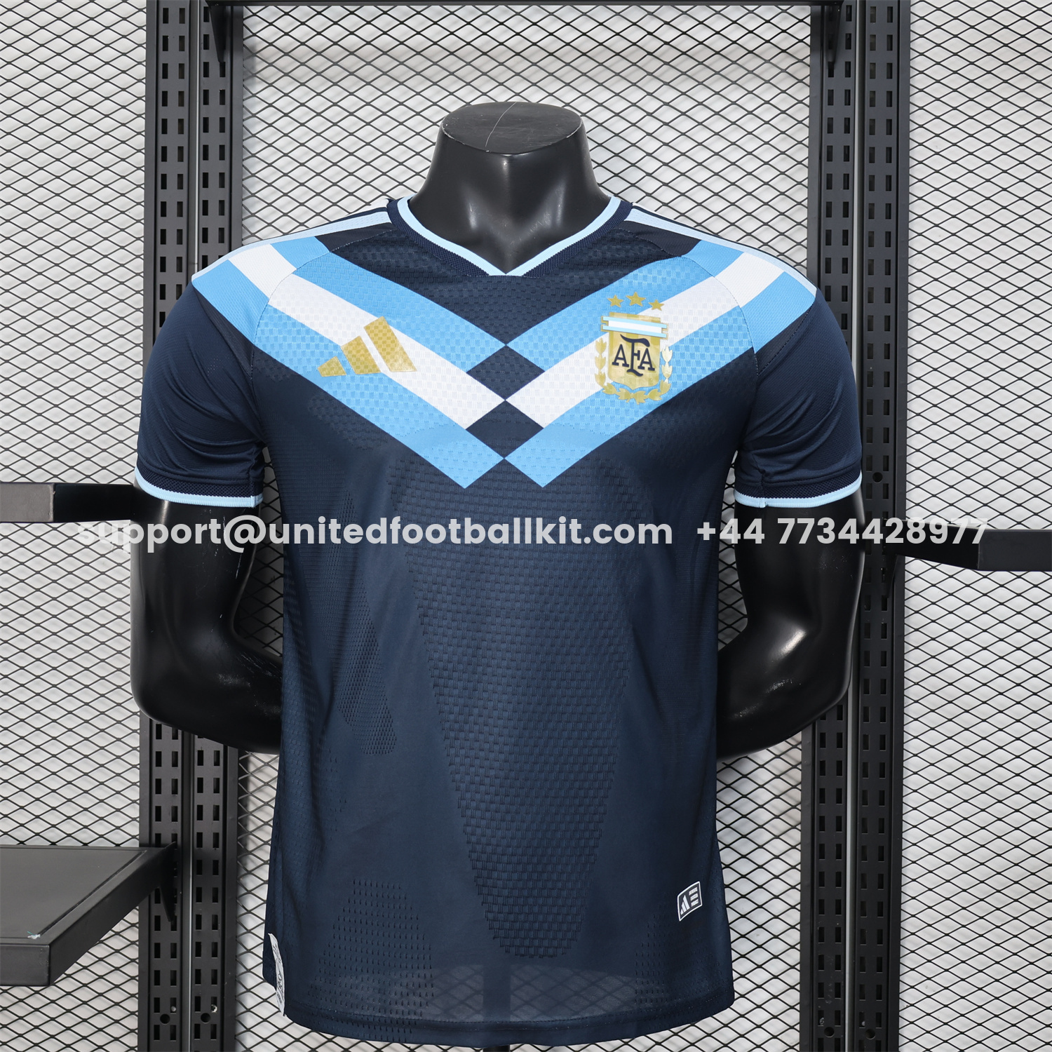 Unitedfootballkit.com | Argentina 2026 Dark Blue Special Jersey - Player Version -Customize Name, Number and Patch | Worldwide Shipping