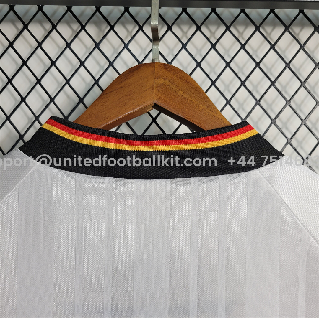 Unitedfootballkit.com | Retro Germany 1992 Home Stadium Jersey -Customize Name, Number and Patch | Worldwide Shipping