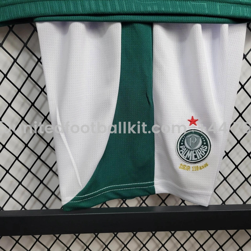 Unitedfootballkit.com | Palmeiras 2024 Home Stadium Kids Kit -Customize Name, Number and Patch | Worldwide Shipping