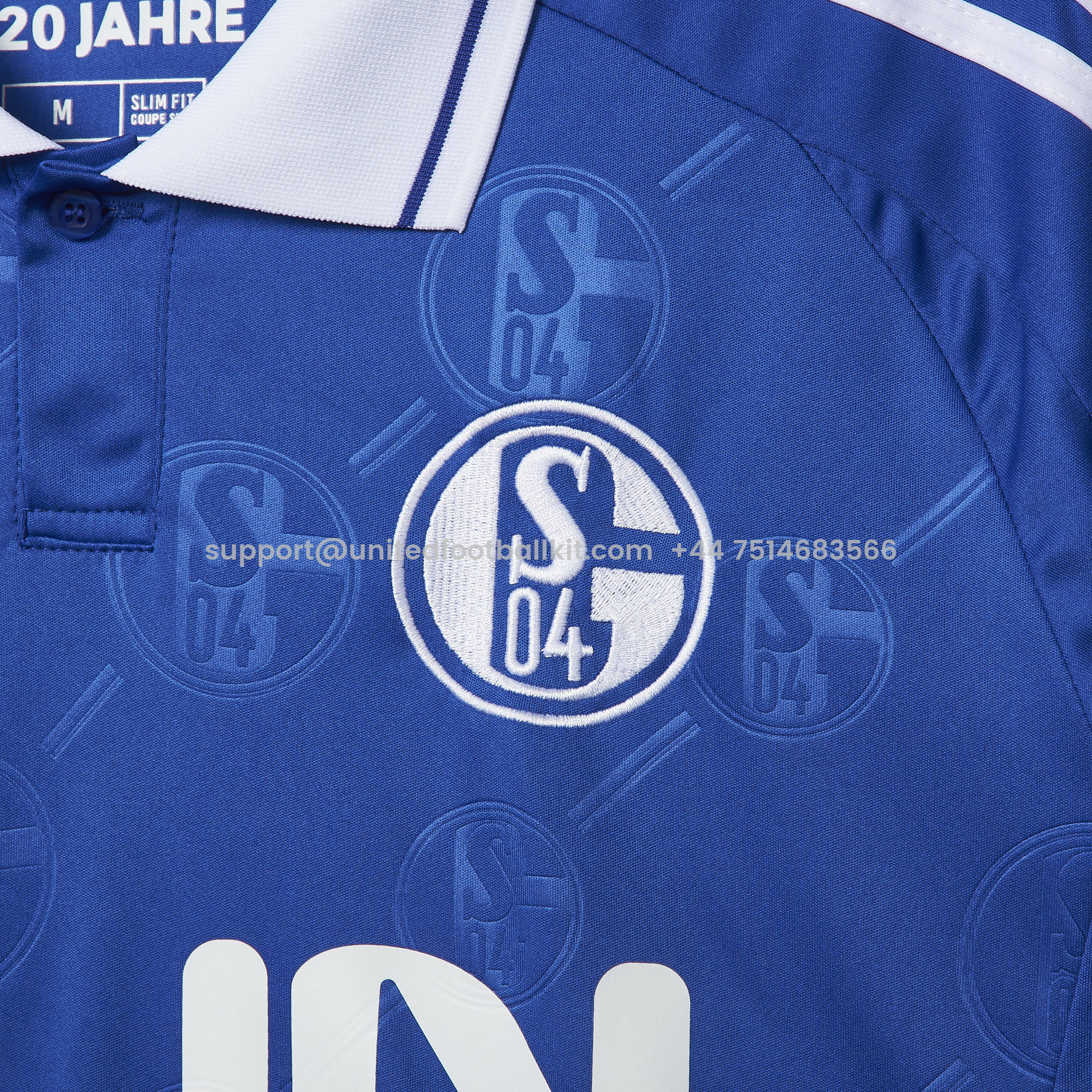 Unitedfootballkit.com | Schalke 04 24-25 Home Stadium Jersey - Fans Version -Customize Name, Number and Patch | Worldwide Shipping