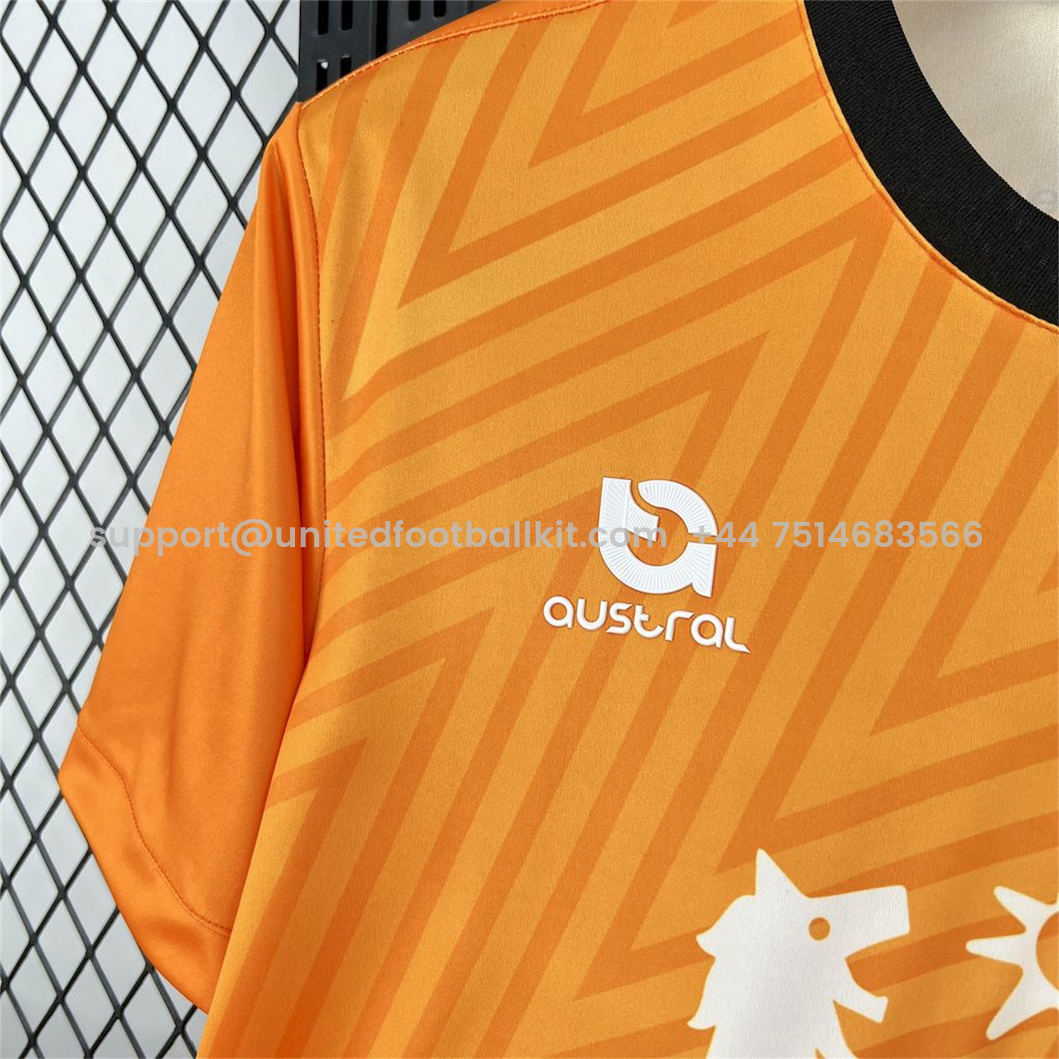 Unitedfootballkit.com | Racing de Santander 24-25 Orange Goalkeeper Jersey - Fans Version -Customize Name, Number and Patch | Worldwide Shipping