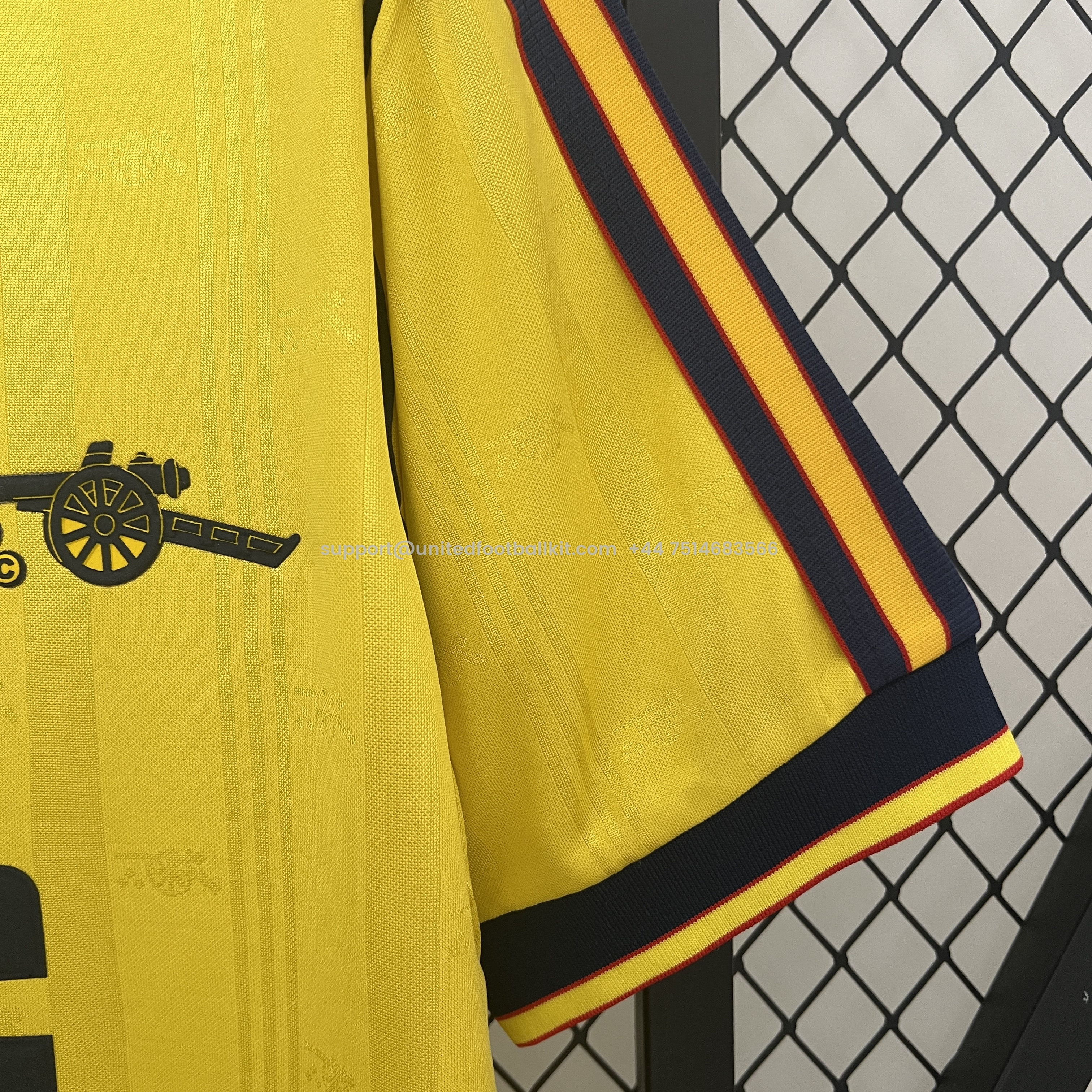 Unitedfootballkit.com | Retro Arsenal 1986-88 Away Jersey -Customize Name, Number and Patch | Worldwide Shipping