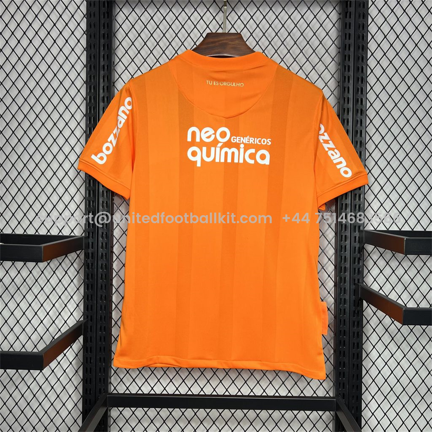 Unitedfootballkit.com | Retro Corinthians 2010 Orange Goalkeeper Jersey -Customize Name, Number and Patch | Worldwide Shipping