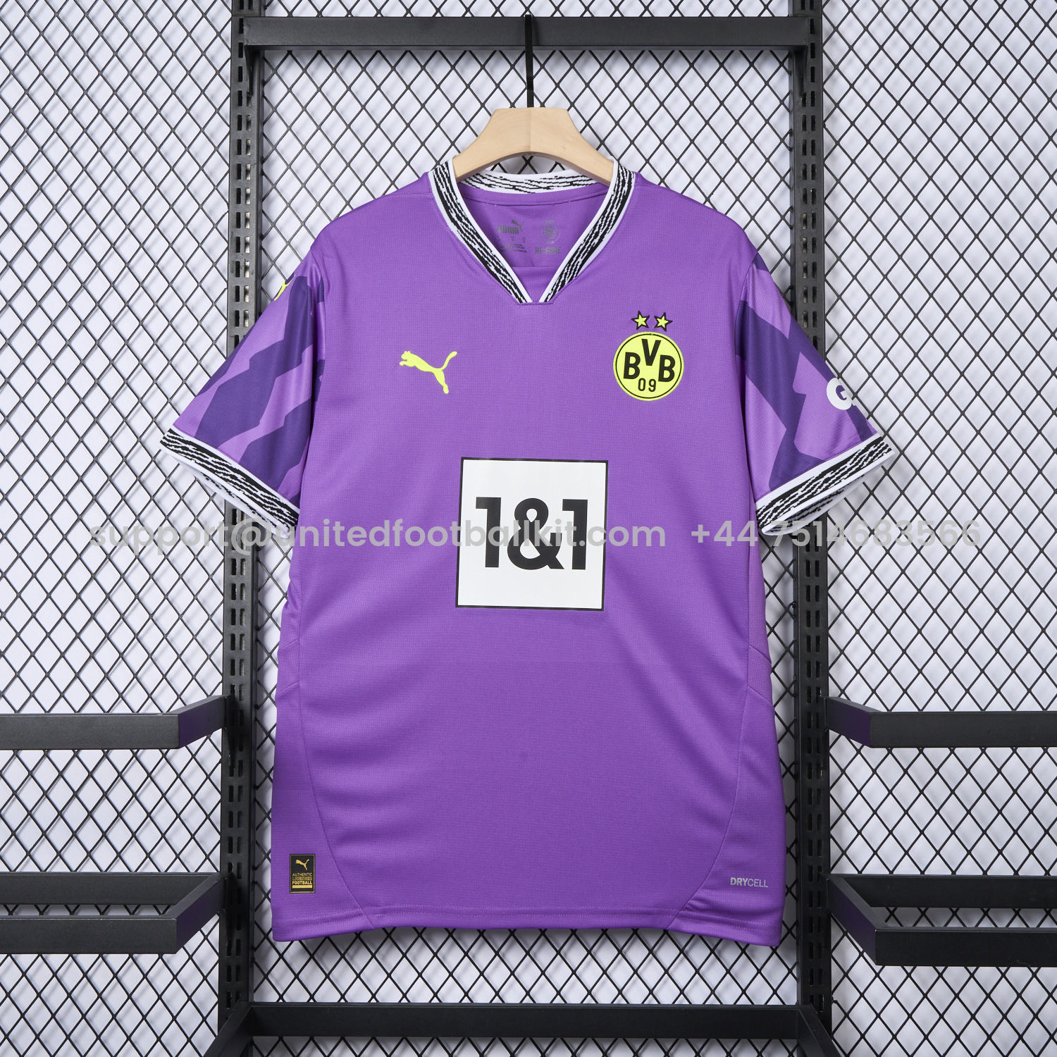Unitedfootballkit.com | Dortmund 24-25 Purple Goalkeeper Special Edition Jersey - Fans Version -Customize Name, Number and Patch | Worldwide Shipping