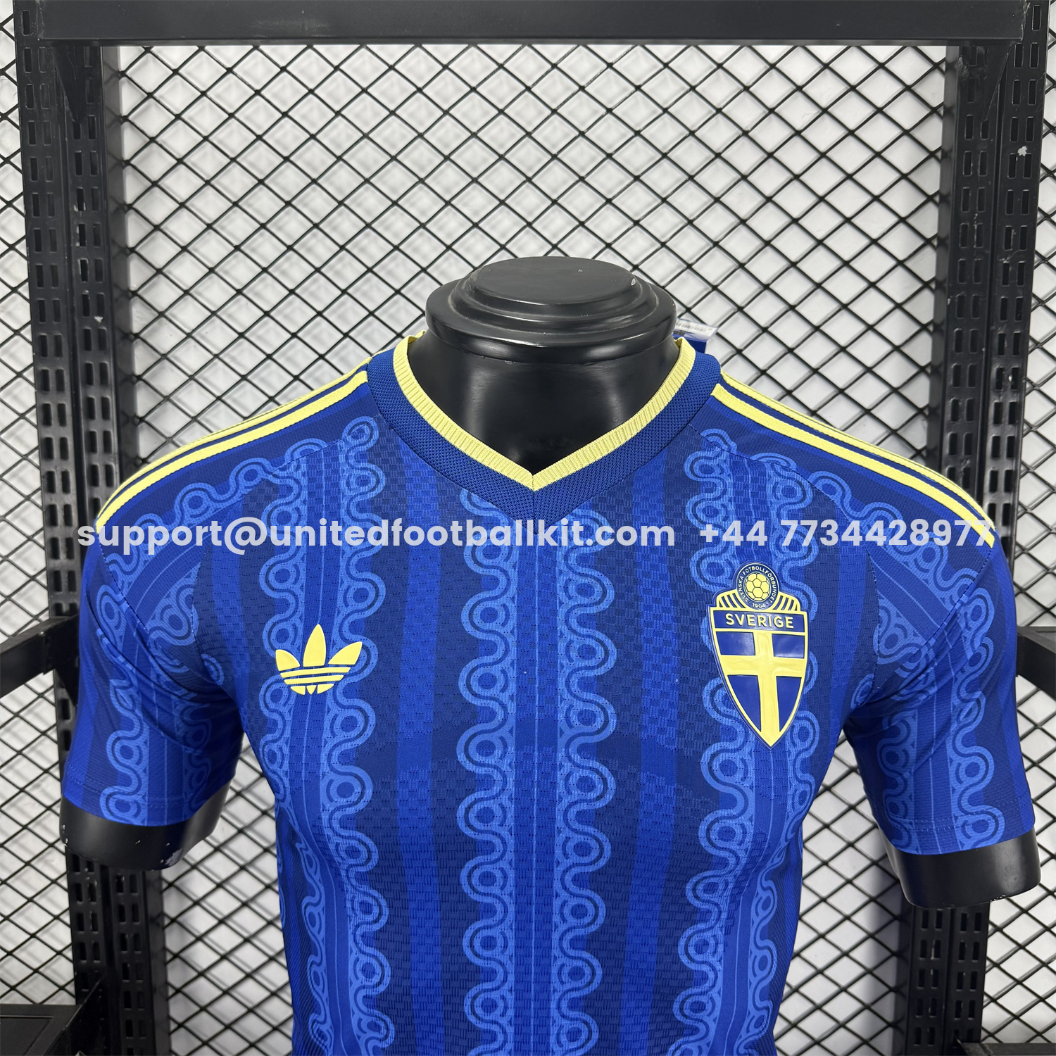 Unitedfootballkit.com | Sweden 2026 Away Jersey - Player Version -Customize Name, Number and Patch | Worldwide Shipping