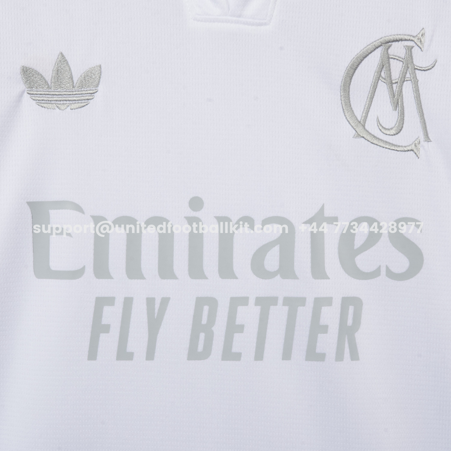 Unitedfootballkit.com | Real Madrid 25-26 125th Anniversary Jersey - Fans Version -Customize Name, Number and Patch | Worldwide Shipping