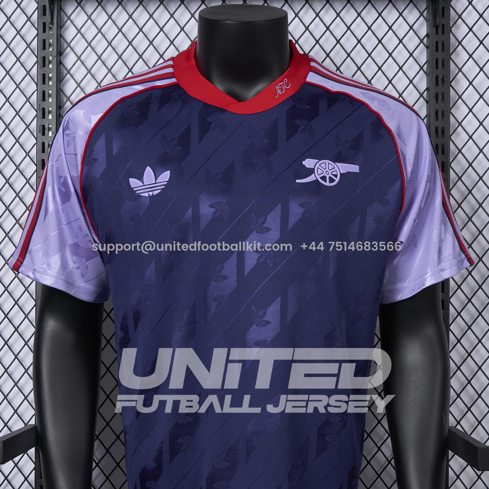 Unitedfootballkit.com | Arsenal 24-25 Originals LFSTLR Purple Jersey - Player Version -Customize Name, Number and Patch | Worldwide Shipping