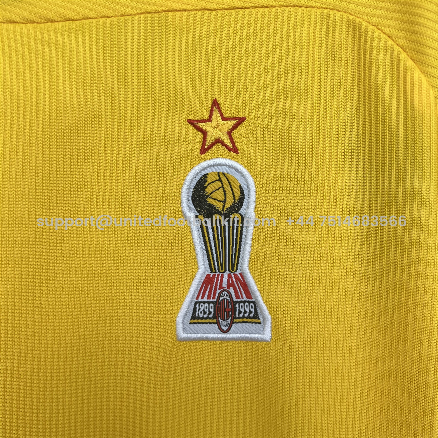 Unitedfootballkit.com | Retro AC Milan 1999-00 Fourth Jersey -Customize Name, Number and Patch | Worldwide Shipping