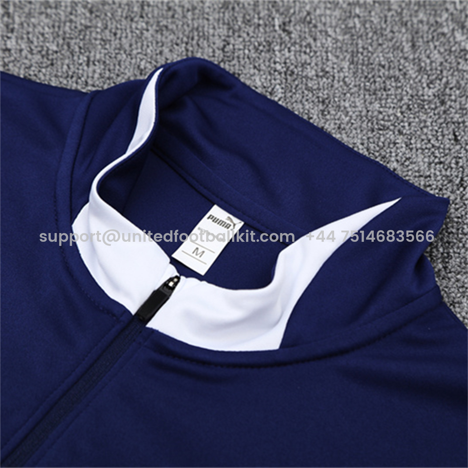 Unitedfootballkit.com | Portugal 25-26 Long Sleeve Training Set - Royal Blue -Customize Name, Number and Patch | Worldwide Shipping
