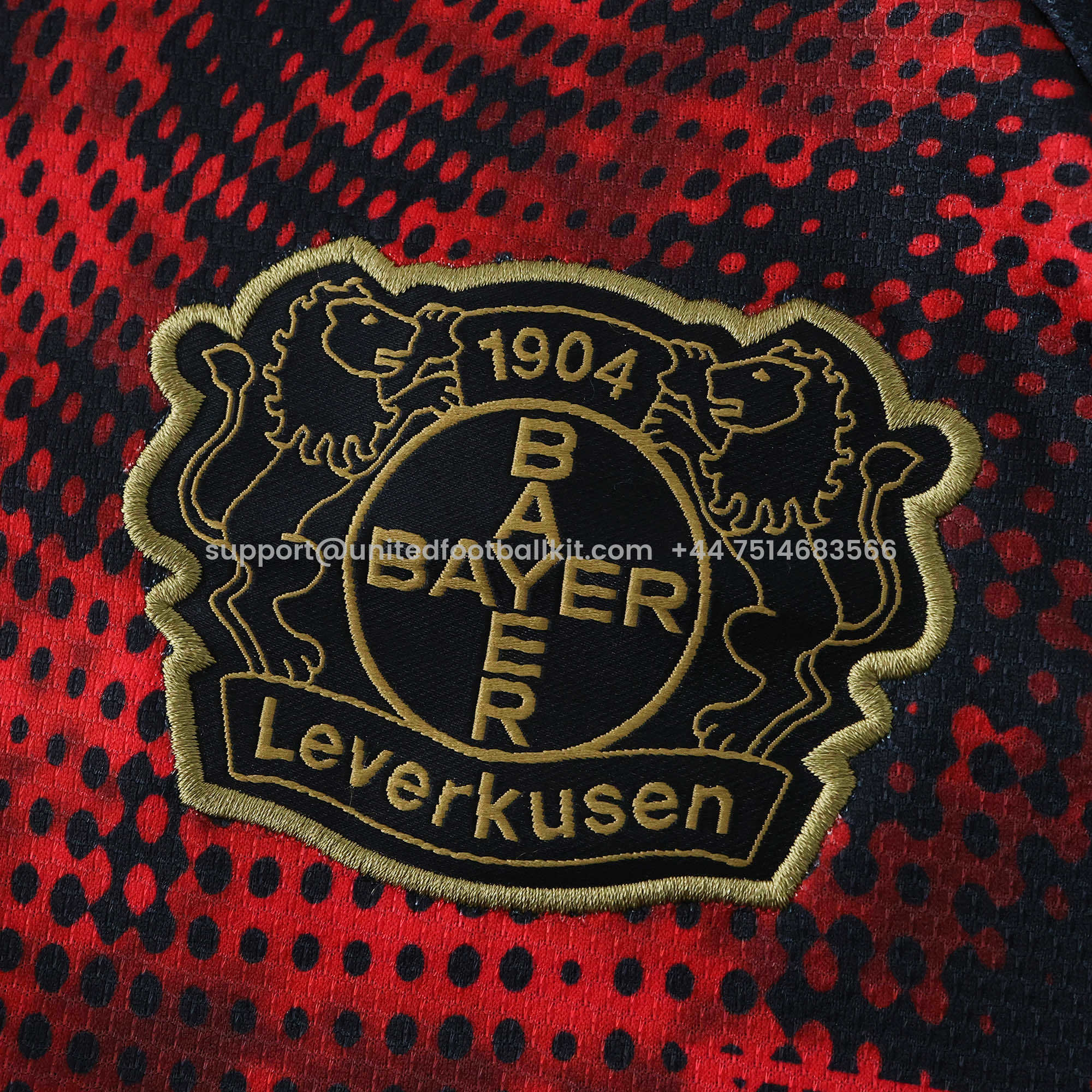 Unitedfootballkit.com | Bayer 04 Leverkusen 24-25 Red Concept Version Jersey - Fans Version -Customize Name, Number and Patch | Worldwide Shipping