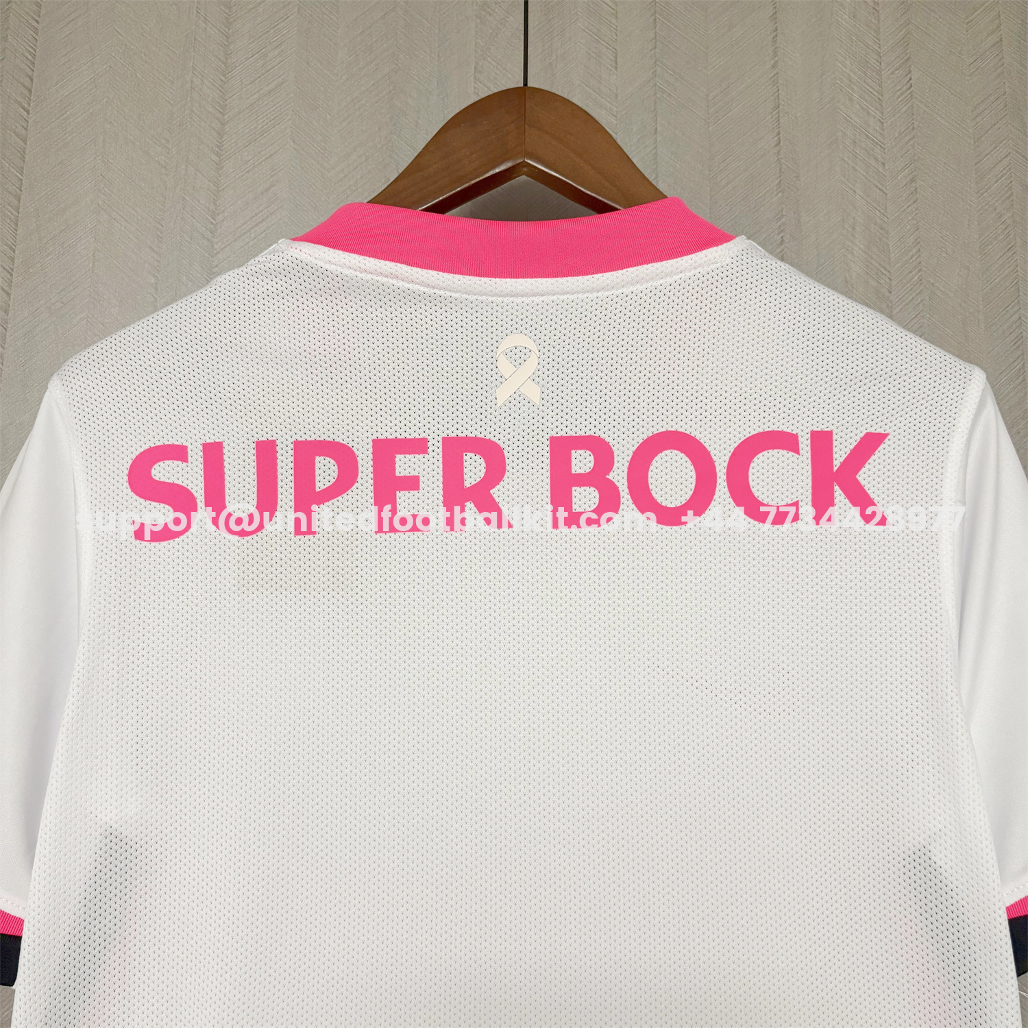 Unitedfootballkit.com | Sporting CP 25-26 Pink And White Special Jersey - Fans Version -Customize Name, Number and Patch | Worldwide Shipping