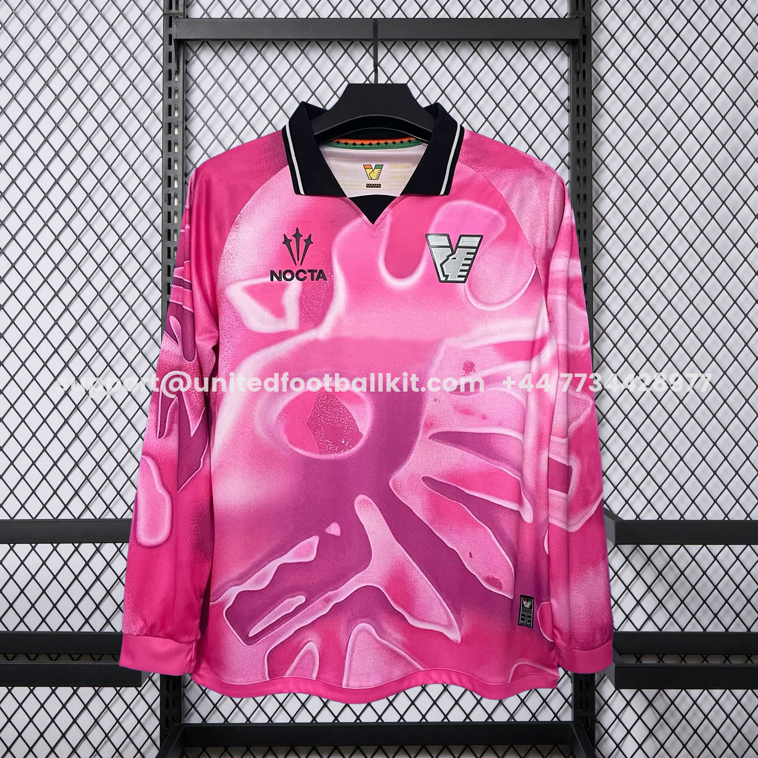 Unitedfootballkit.com | Venezia FC 25-26 Goalkeeper Pink Unsponsored Long Sleeves Jersey - Fans Version -Customize Name, Number and Patch | Worldwide Shipping