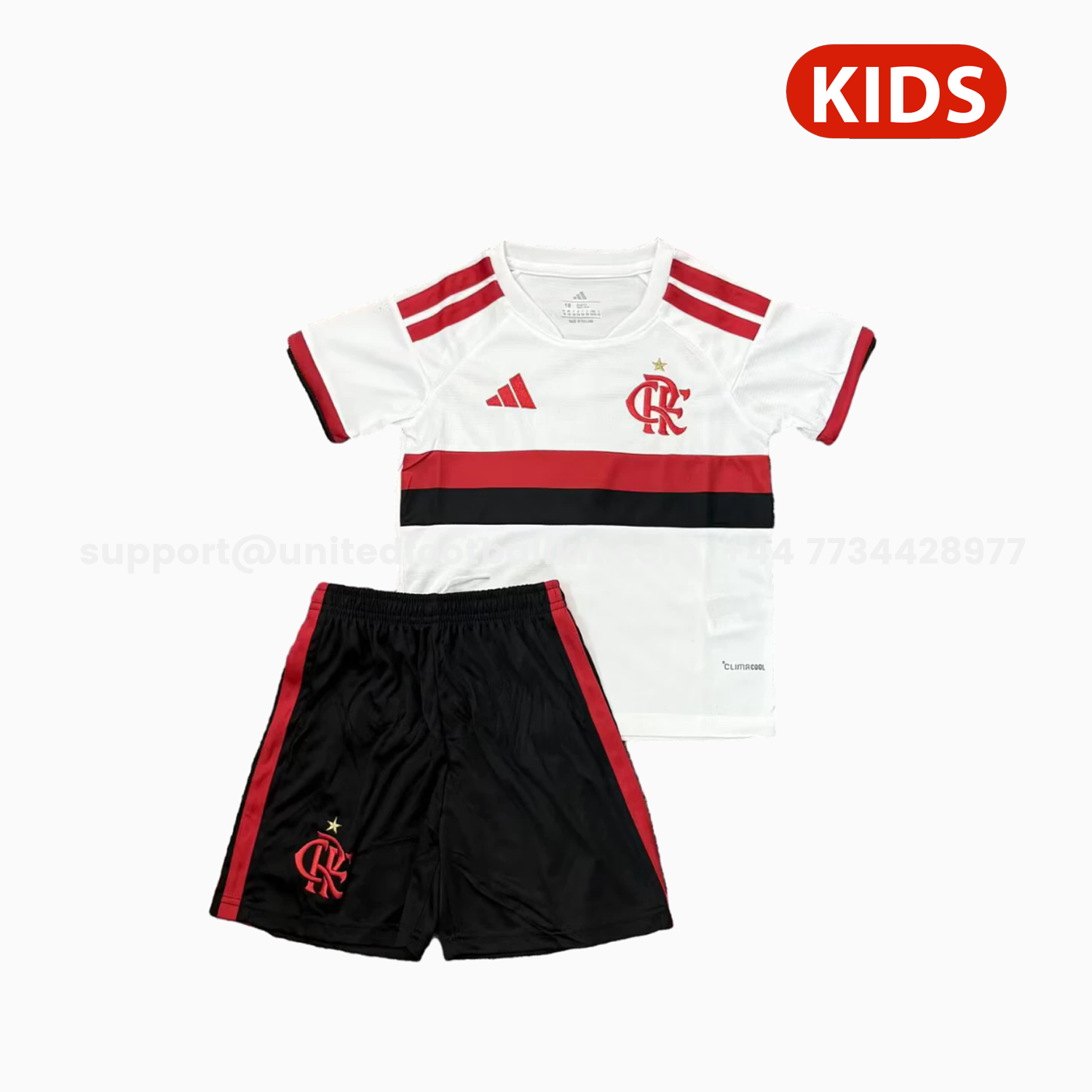 Unitedfootballkit.com | Flamengo 26-27 Away Unsponsored Kids Kit -Customize Name, Number and Patch | Worldwide Shipping