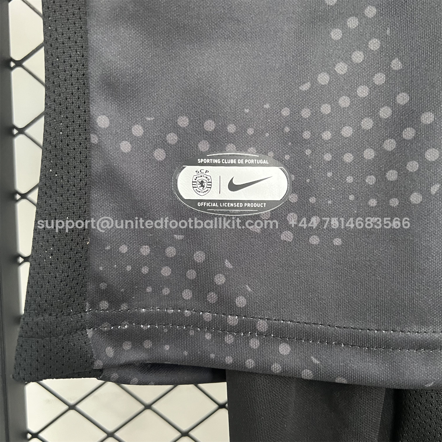 Unitedfootballkit.com | Sporting CP 25-26 Black Special Kids Kit -Customize Name, Number and Patch | Worldwide Shipping