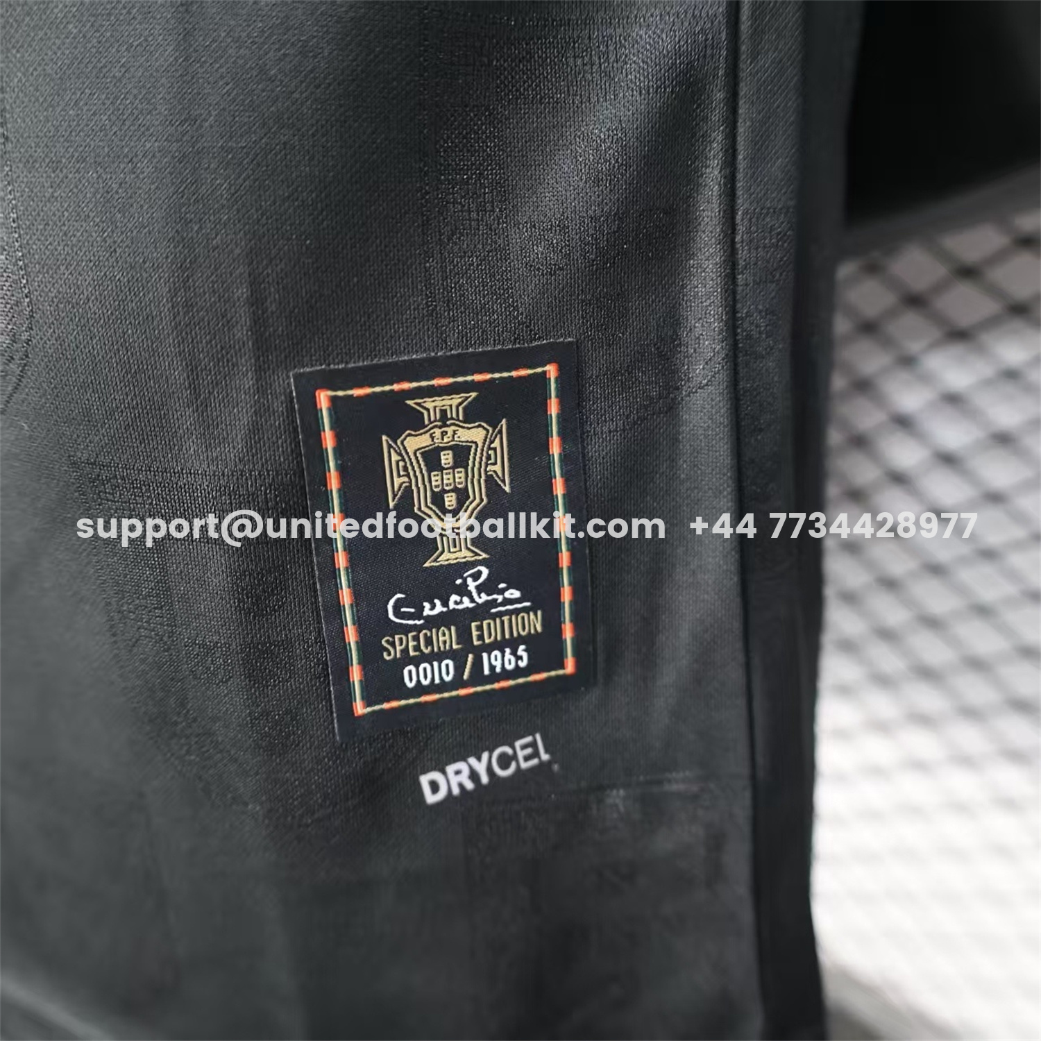 Unitedfootballkit.com | Portugal 2026 Away Black Jersey - Player Version -Customize Name, Number and Patch | Worldwide Shipping